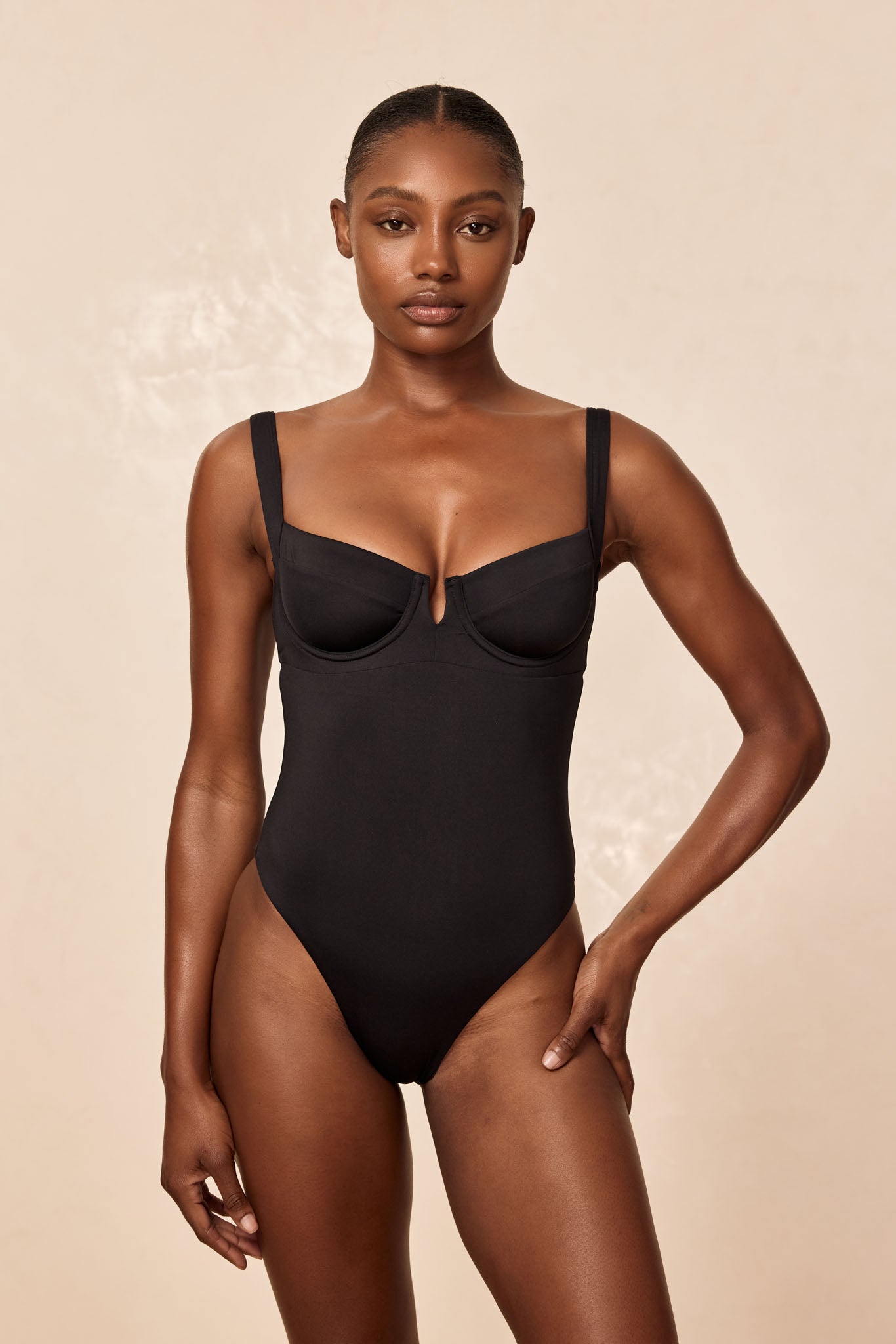 Clovelly One Piece - Black