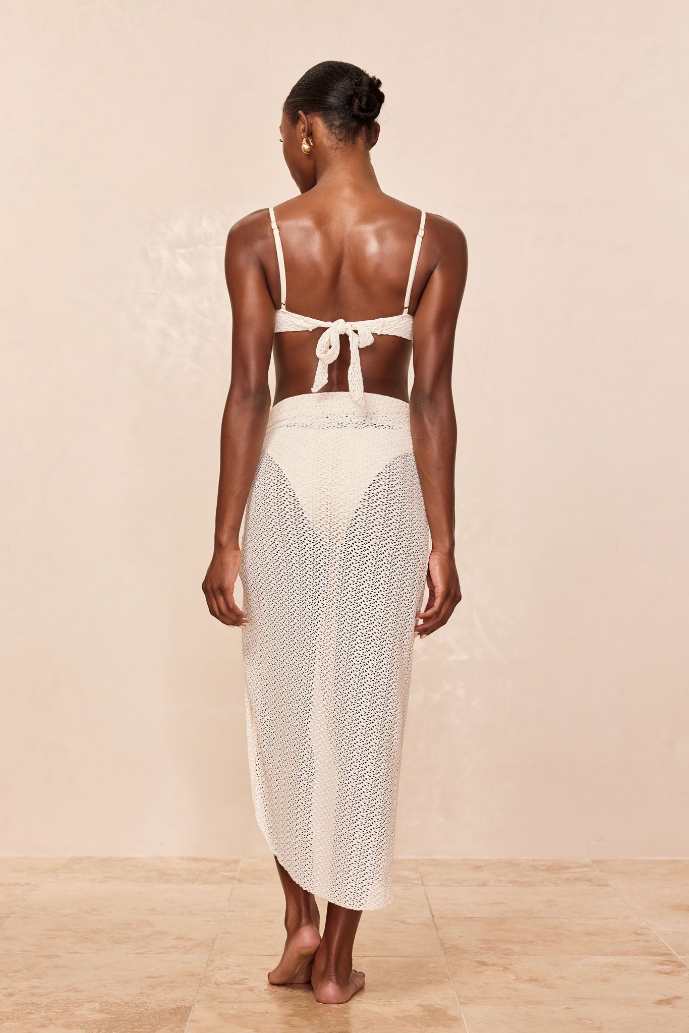 Andros Sarong - Ivory Crochet