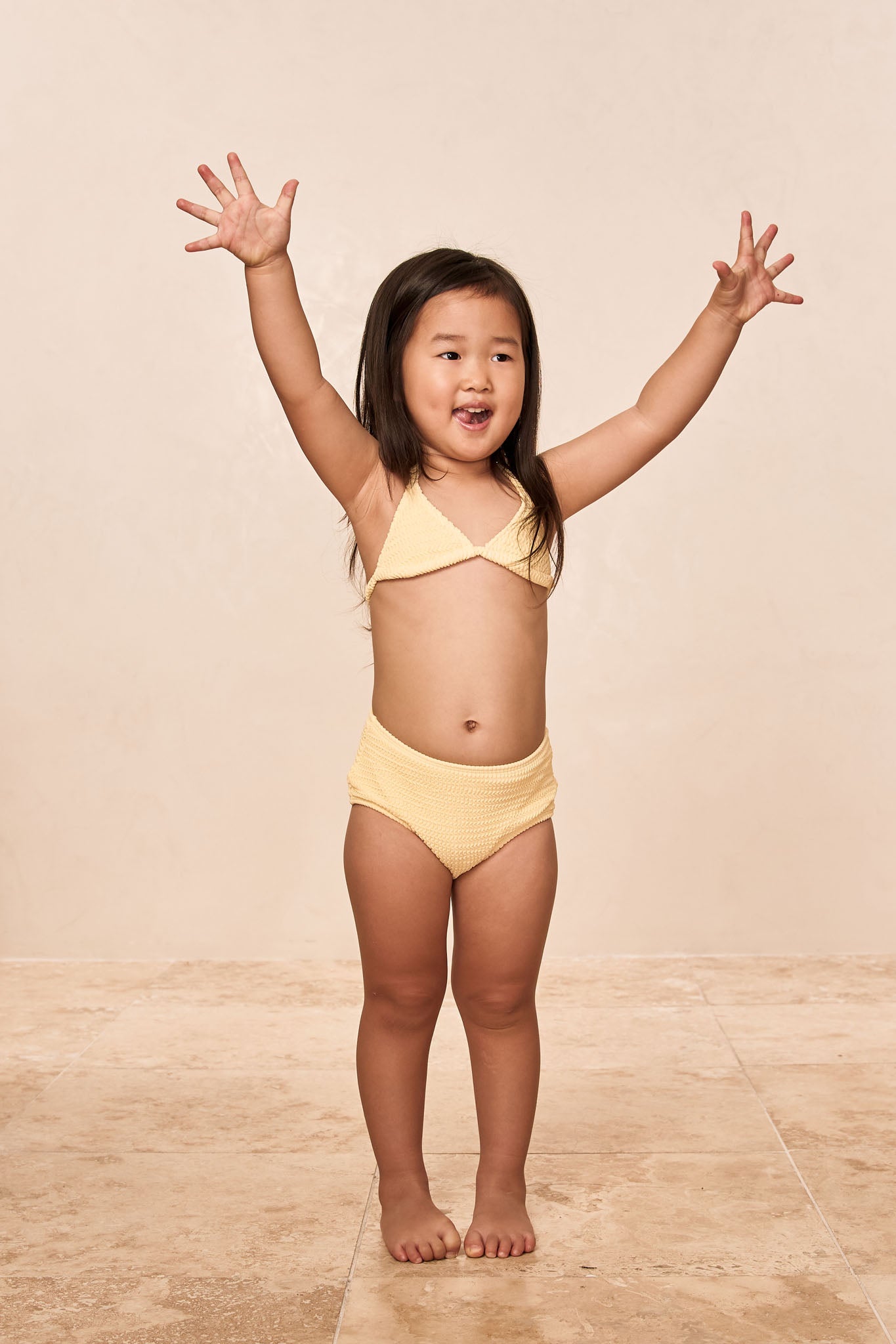 Palma Top & Seychelles Bottom Kids - Honey Crinkle