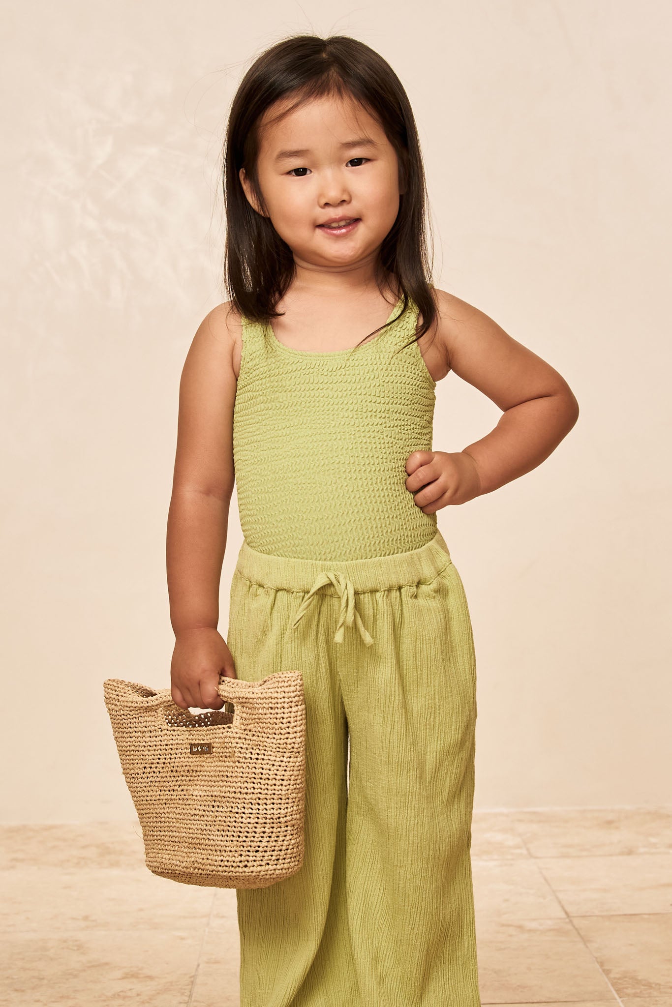 Sardinia One Piece Kids - Avocado Crinkle