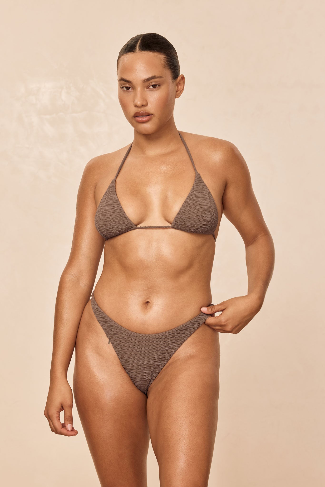 Milos Thong - Stone Crinkle