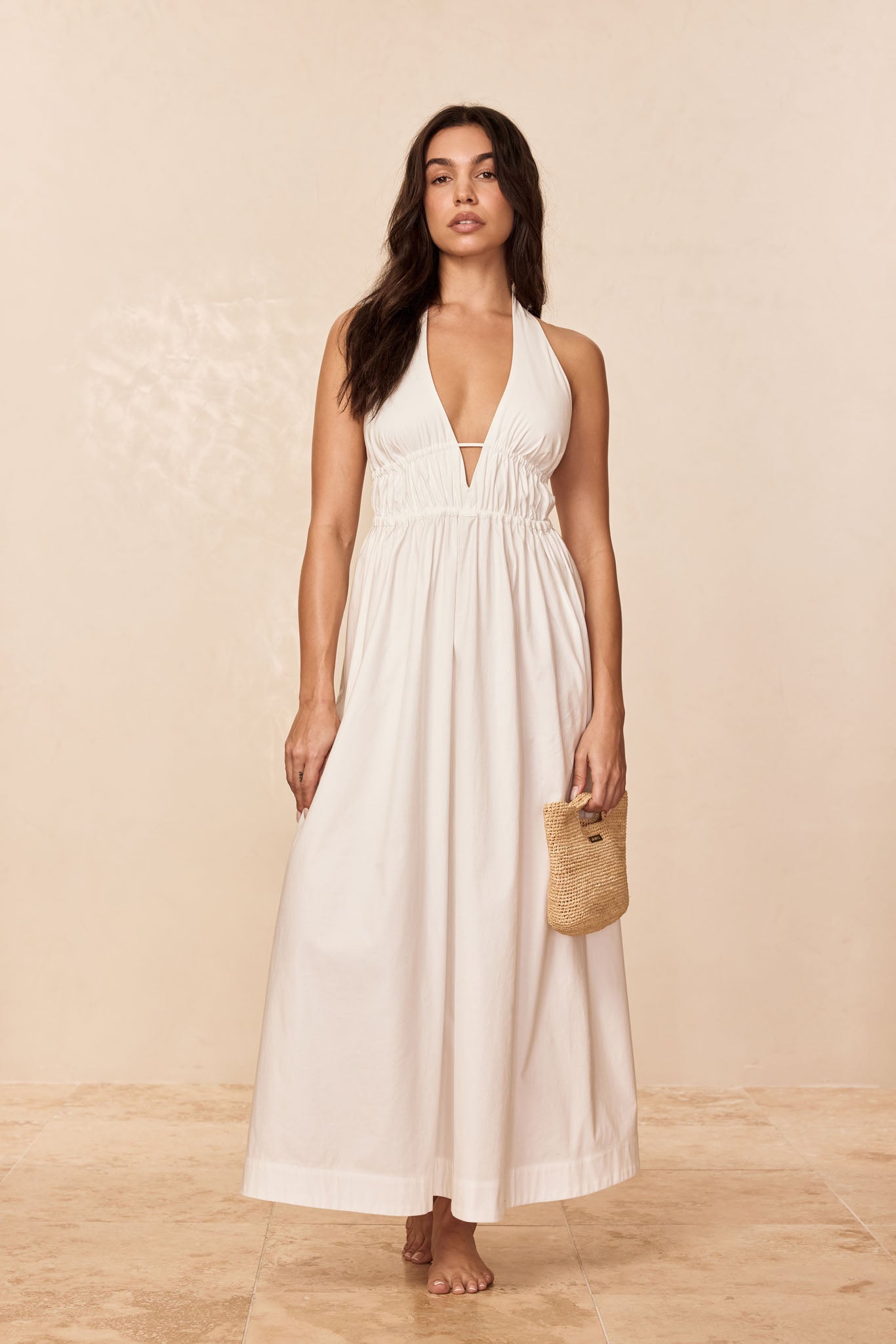 Santa Cruz Dress - White