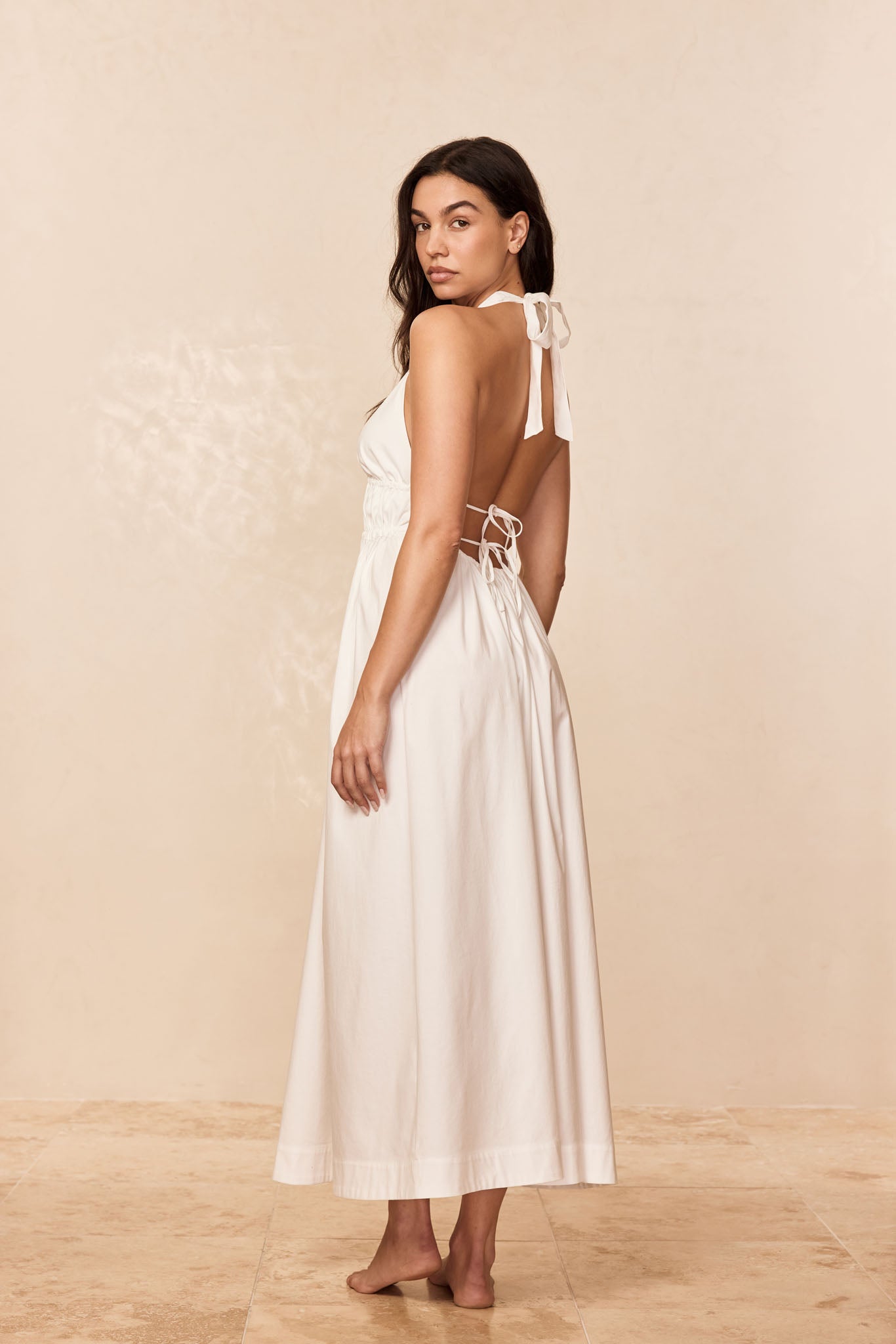 Santa Cruz Dress - White