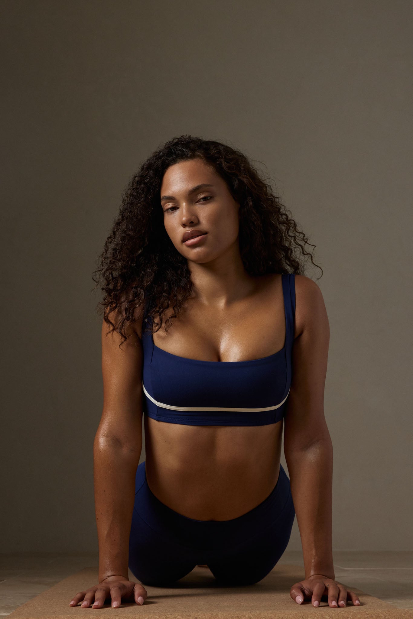 Zion Bra - Midnight/Ivory Jersey