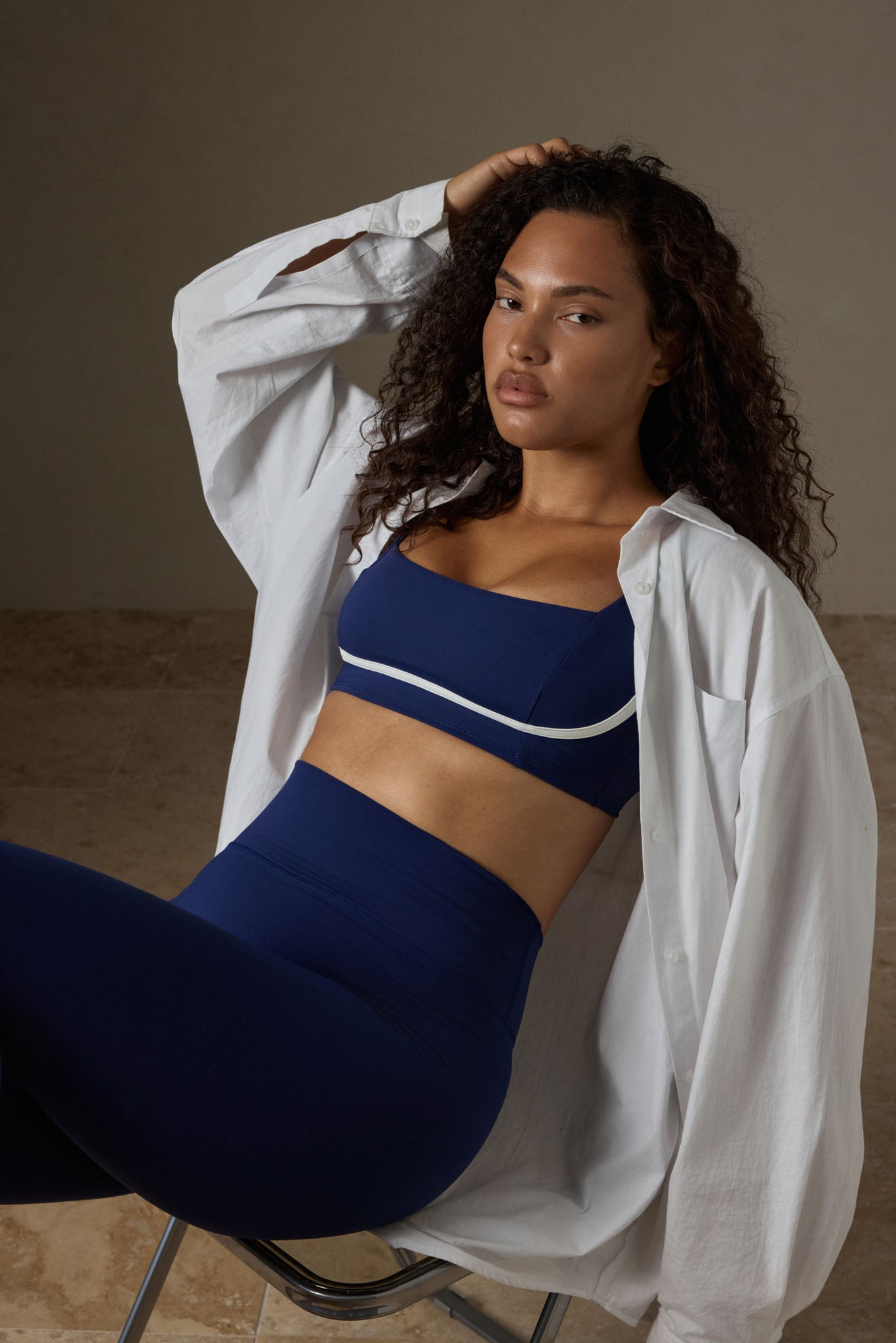 Zion Bra - Midnight/Ivory Jersey