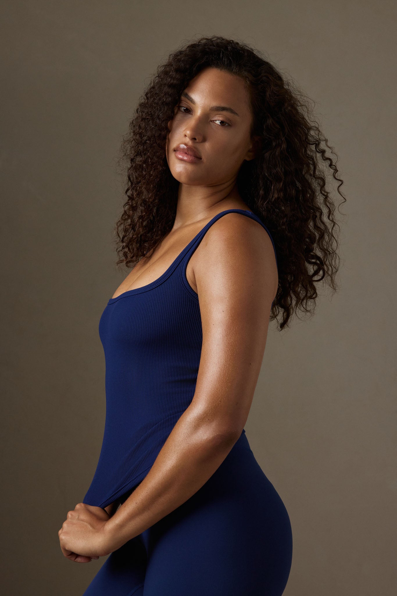 Tash Tank - Midnight Thin Rib