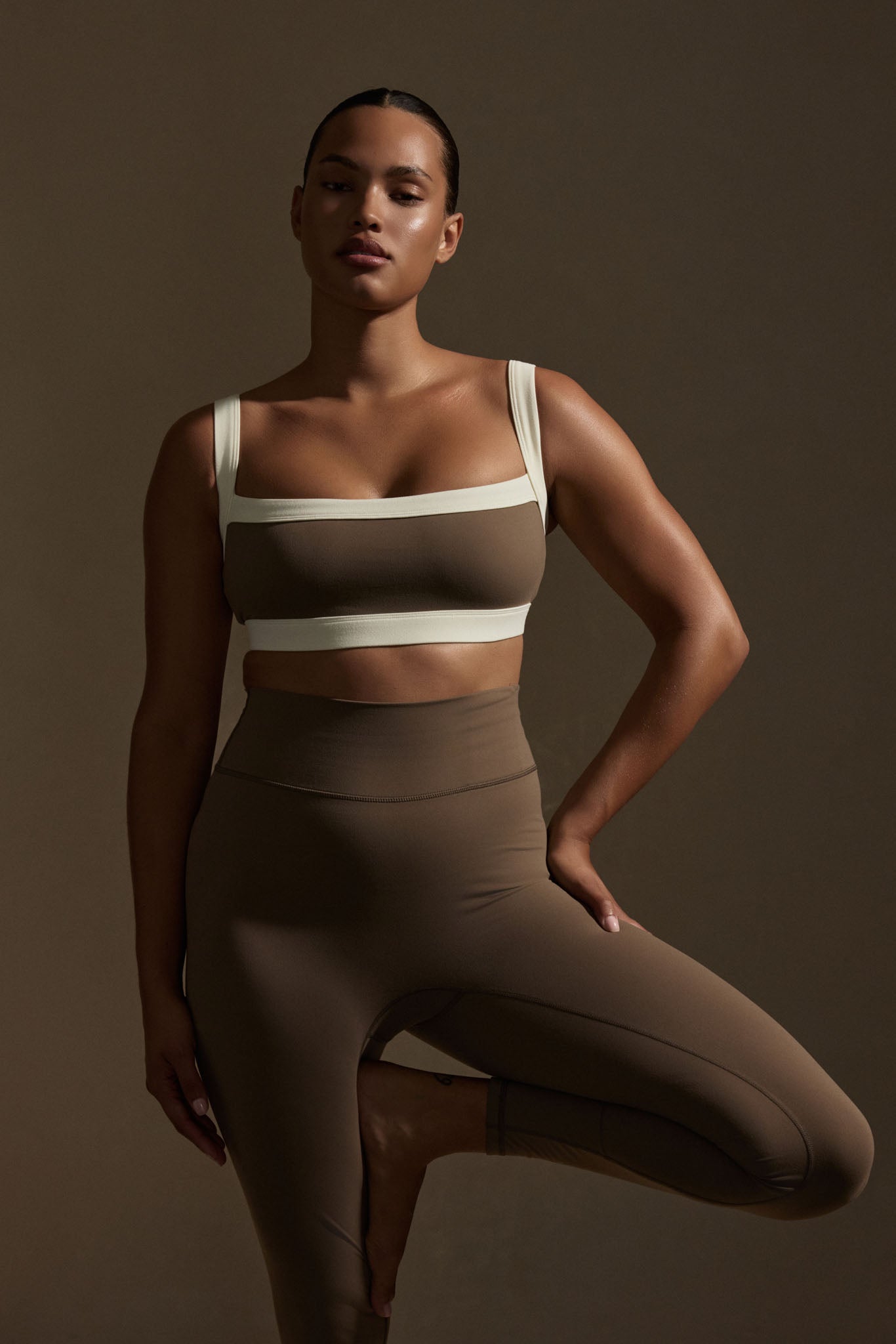 Outpost Bra - Stone/Ivory Jersey