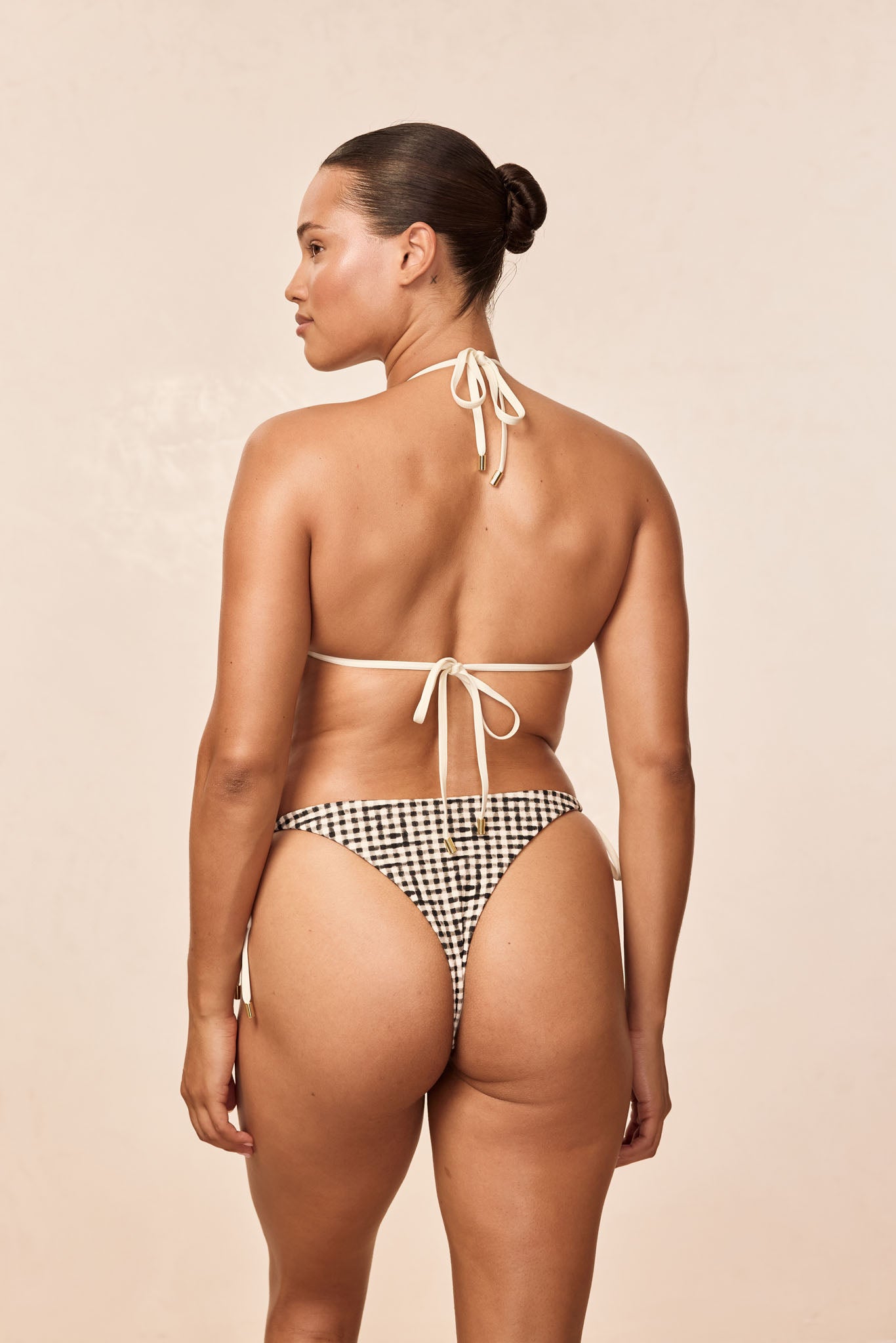Palma Bottom - Black Gingham