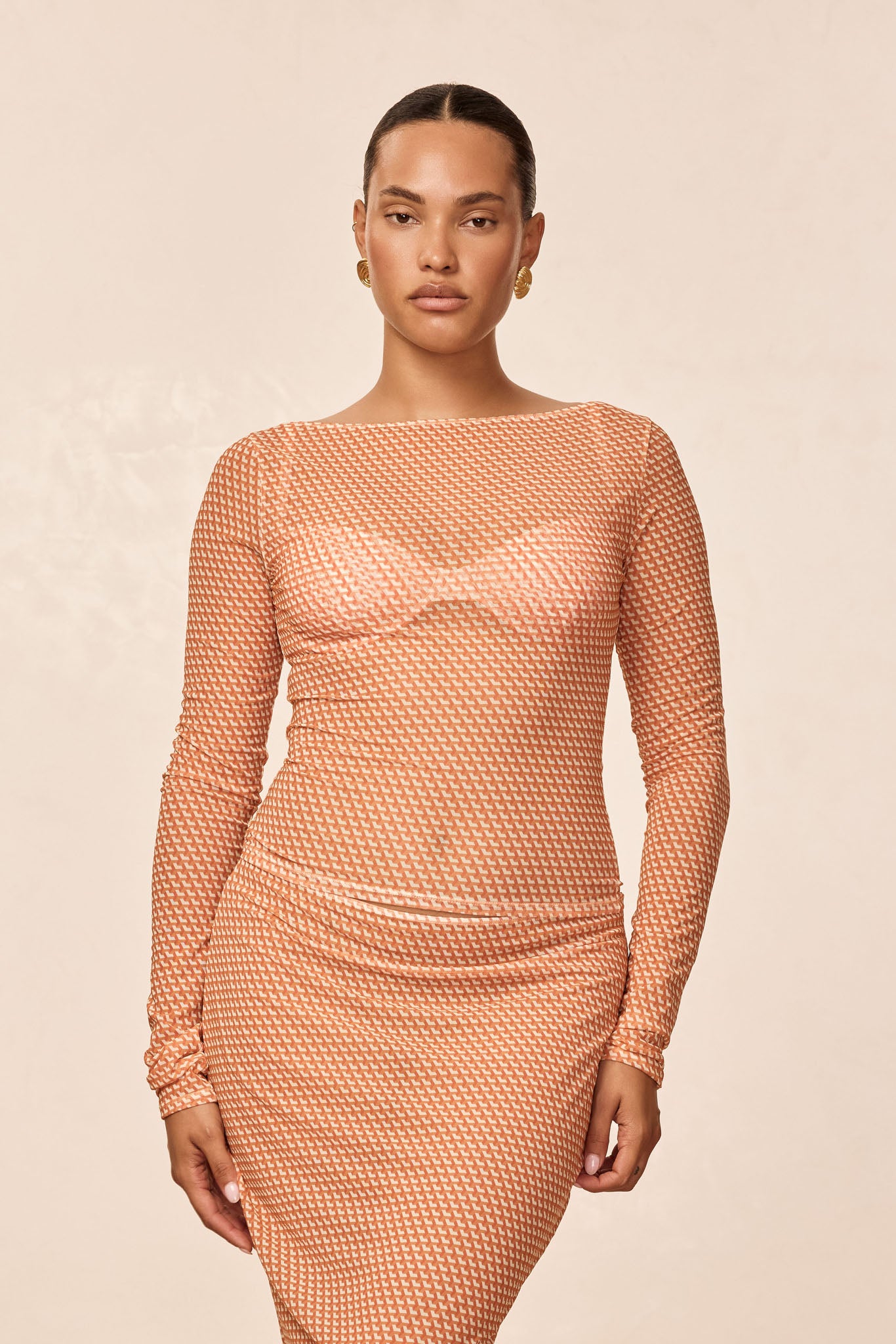 Ipanema Long Sleeve - Micro Geo Mesh