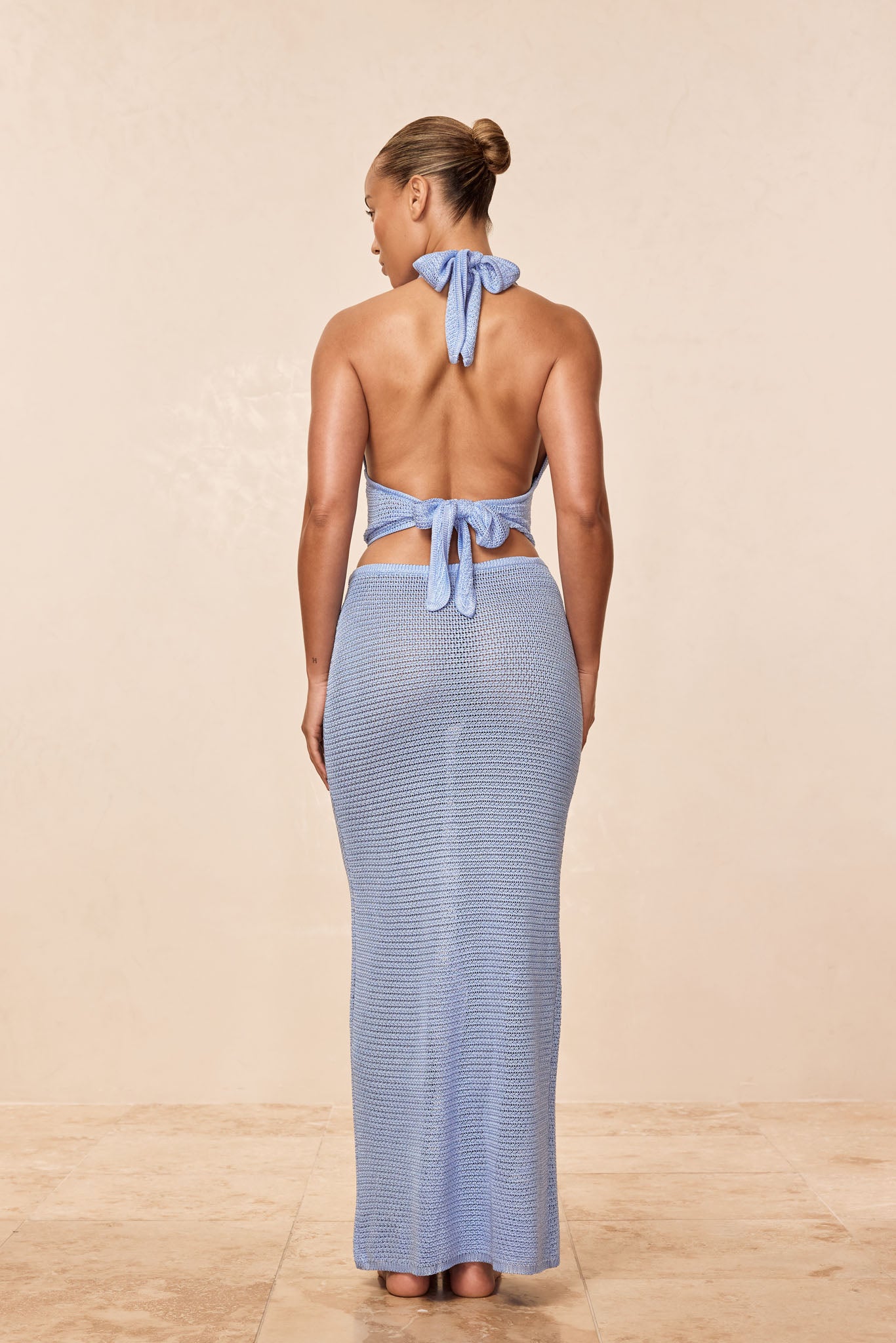 Fontelina Skirt - Sky Treble Knit