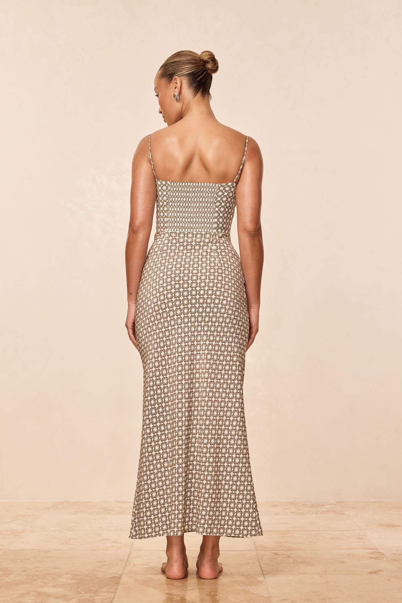 Fererra Dress - Tile Geo Silk