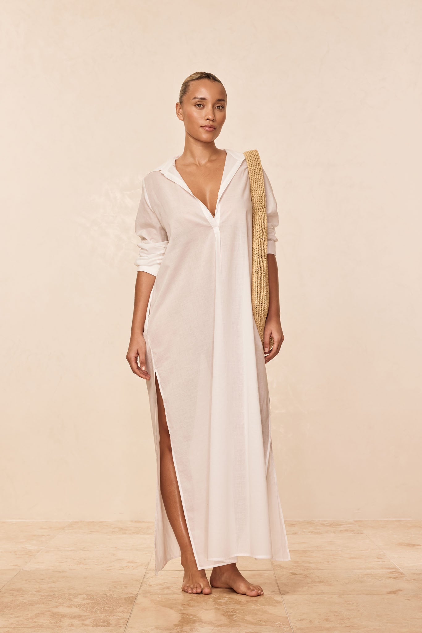 Kokomo Kaftan - White