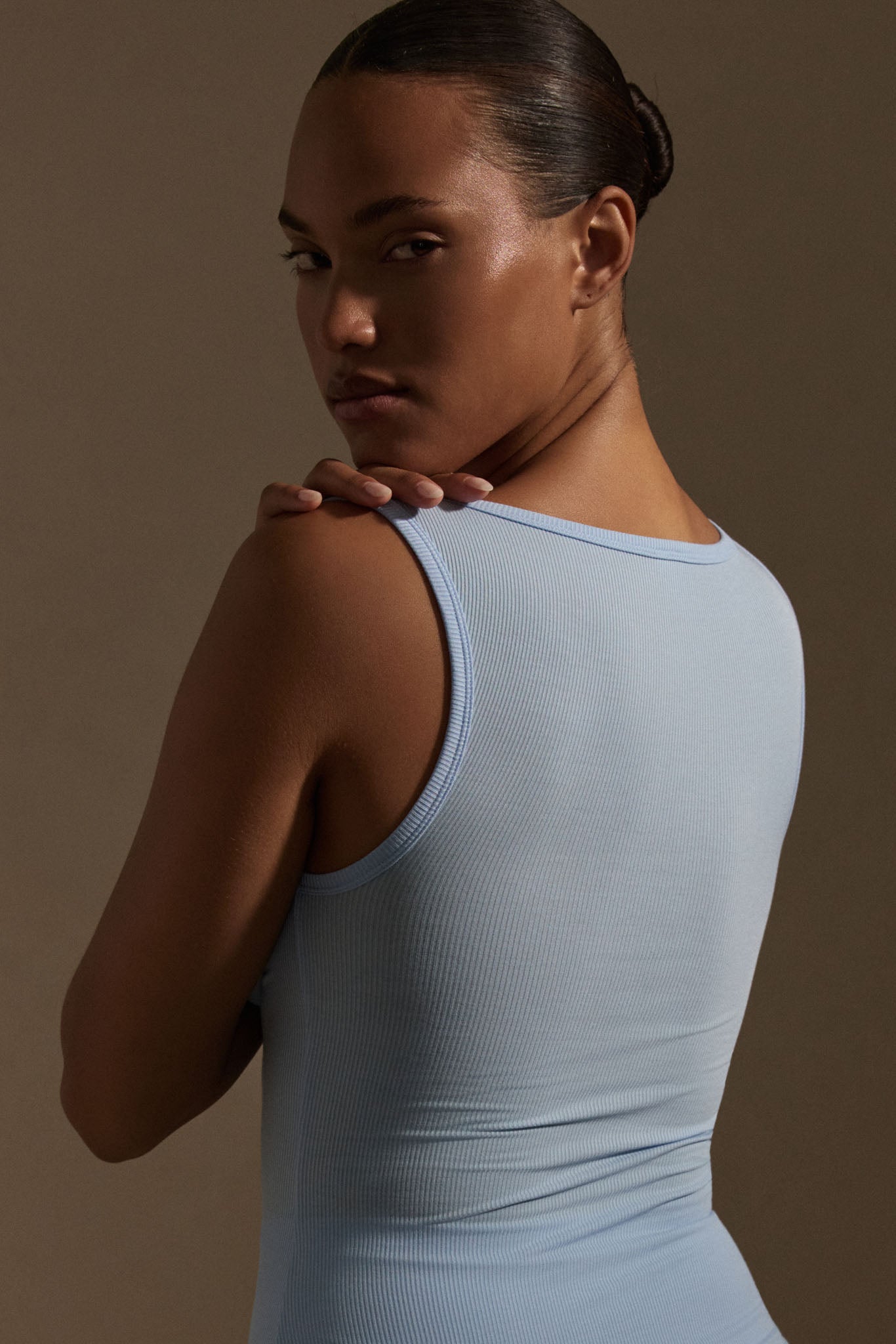 Tash Tank Long - Sky Lightweight Rib