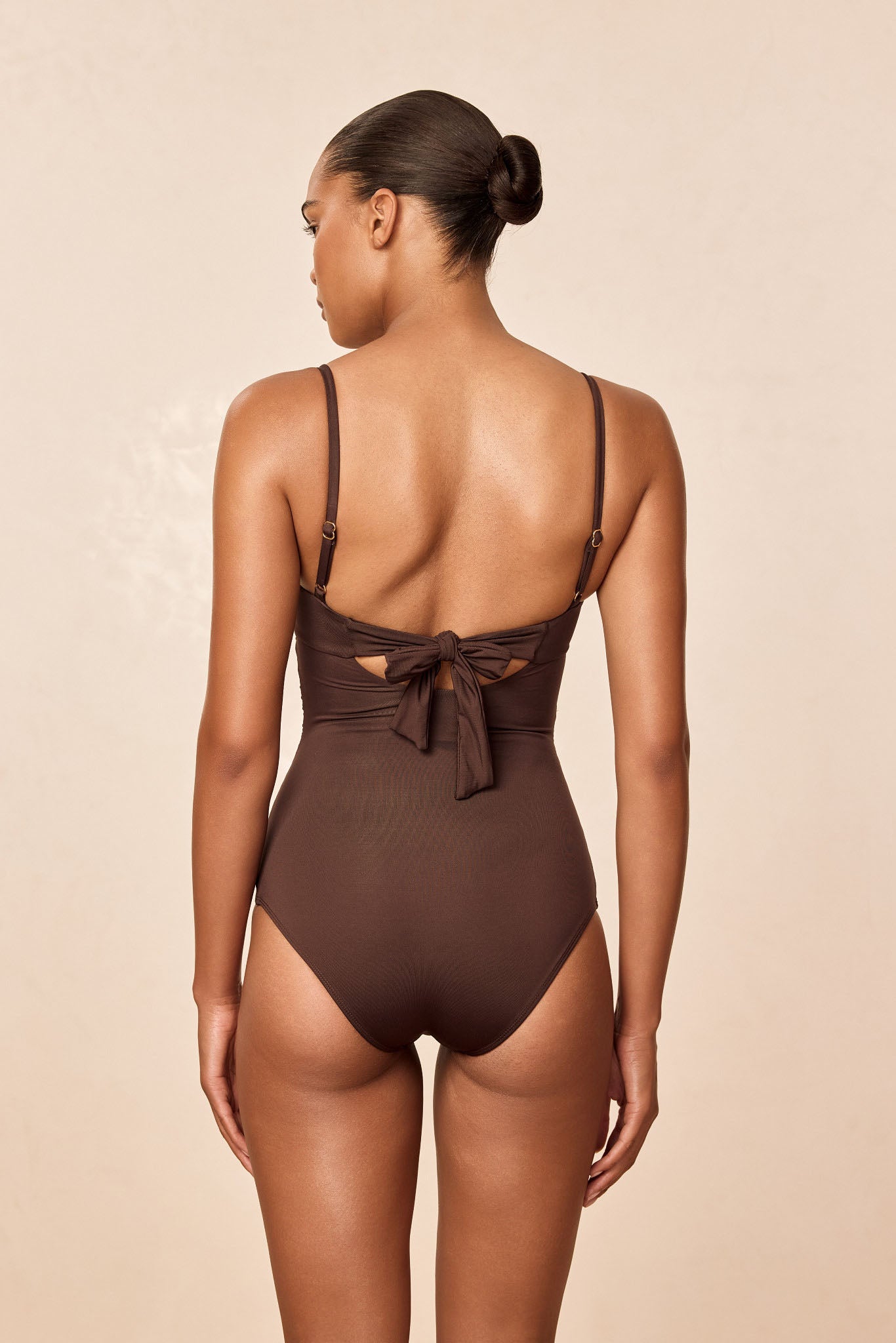 Bordeaux One Piece Full Coverage - Espresso
