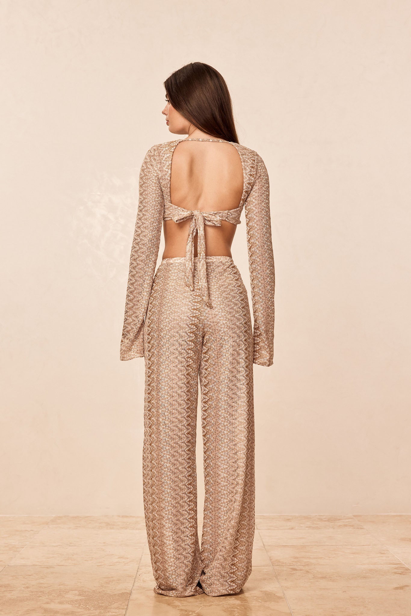 Toulon Pant - Porto Cervo Gold