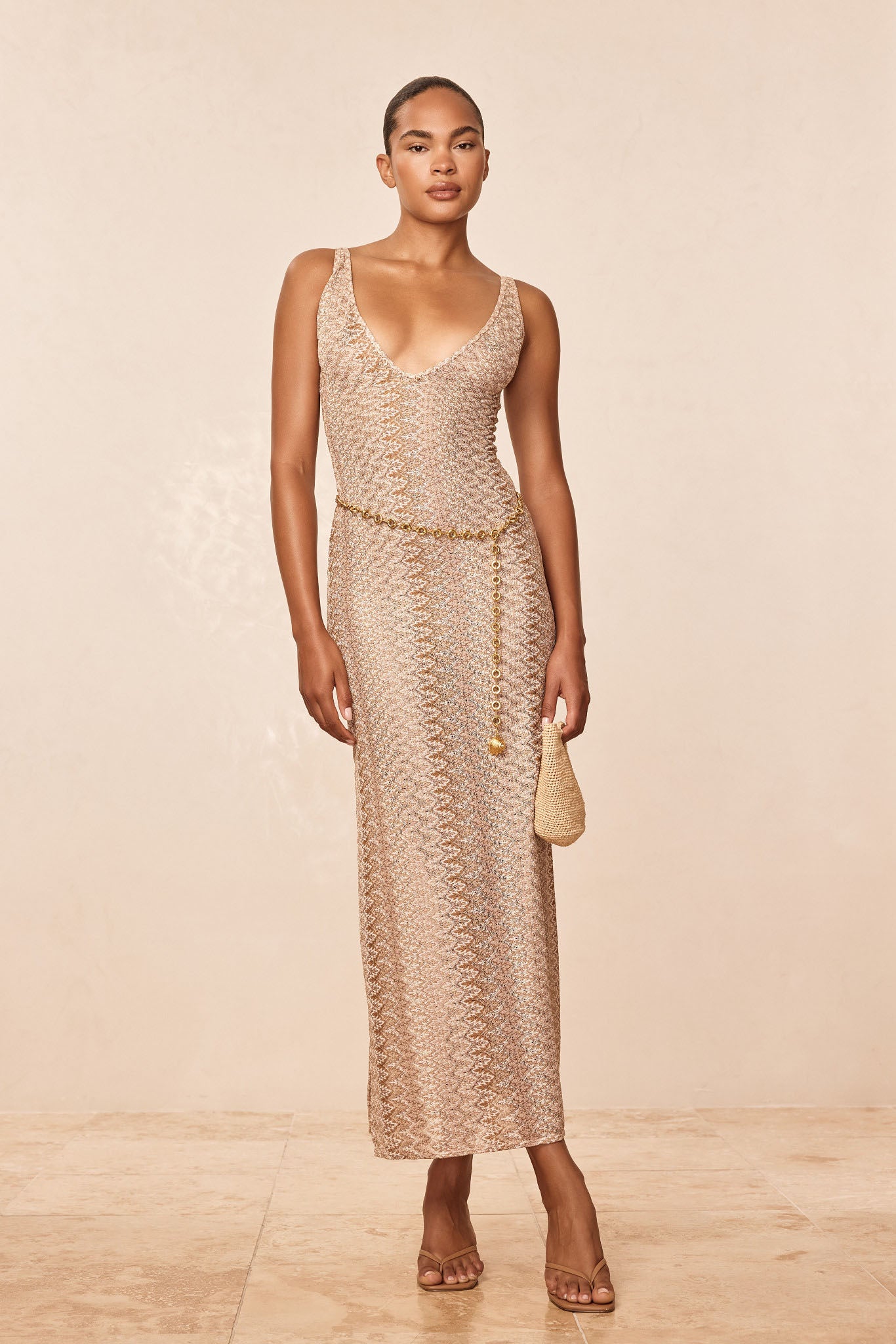 Sayulita Dress - Porto Cervo Gold