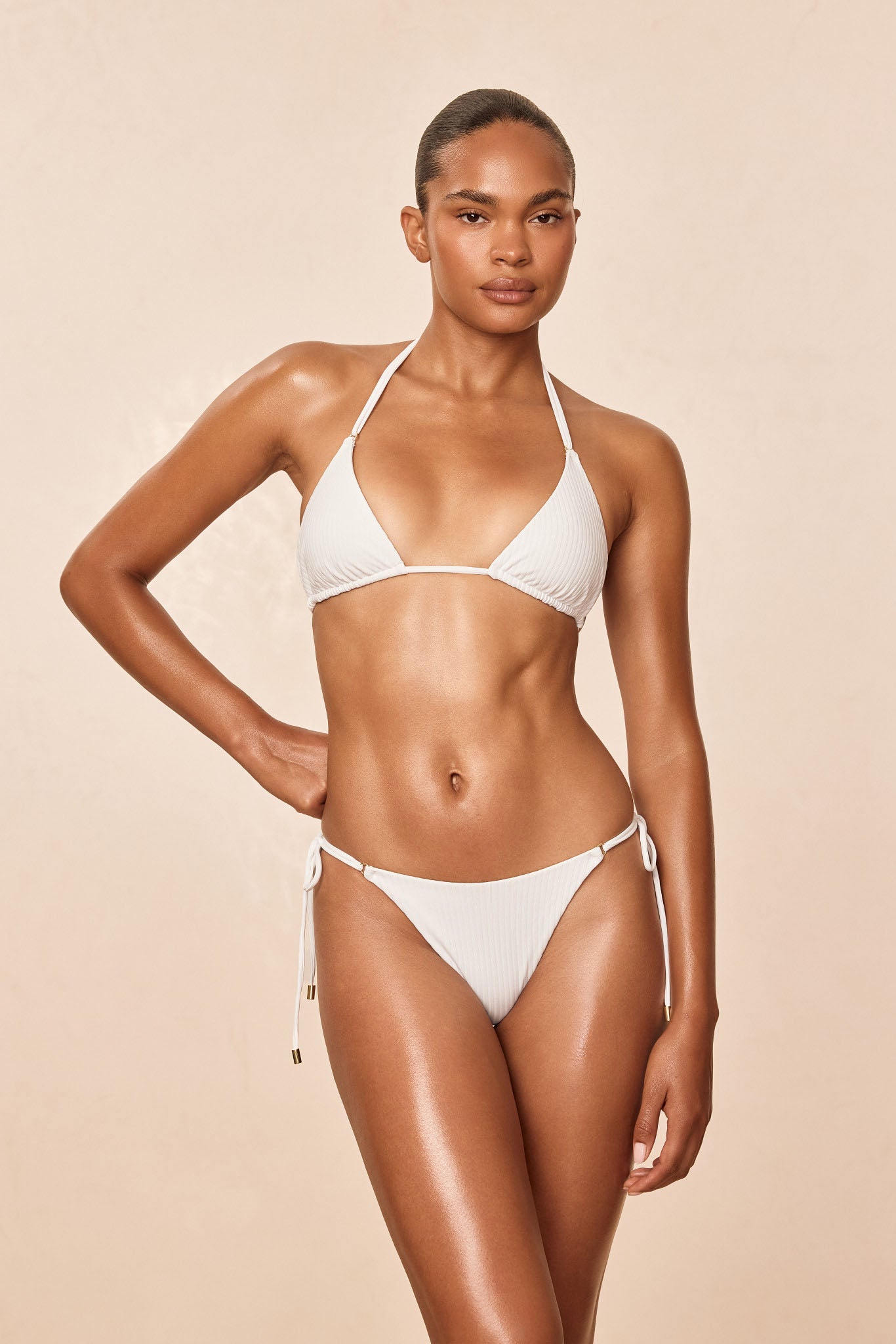 Hanalei Bottom - White Rib