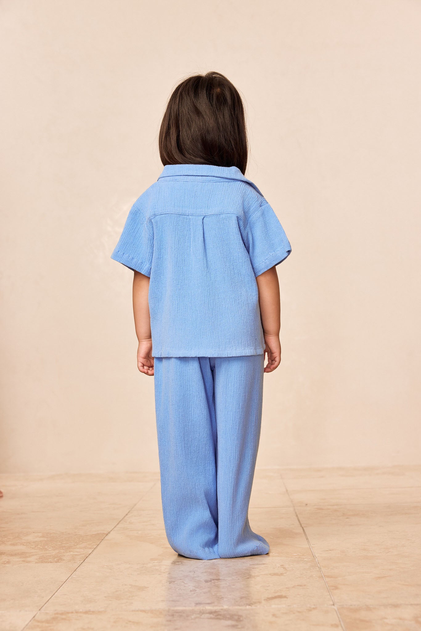 Tuscany Pant Kids - Azure Crinkle
