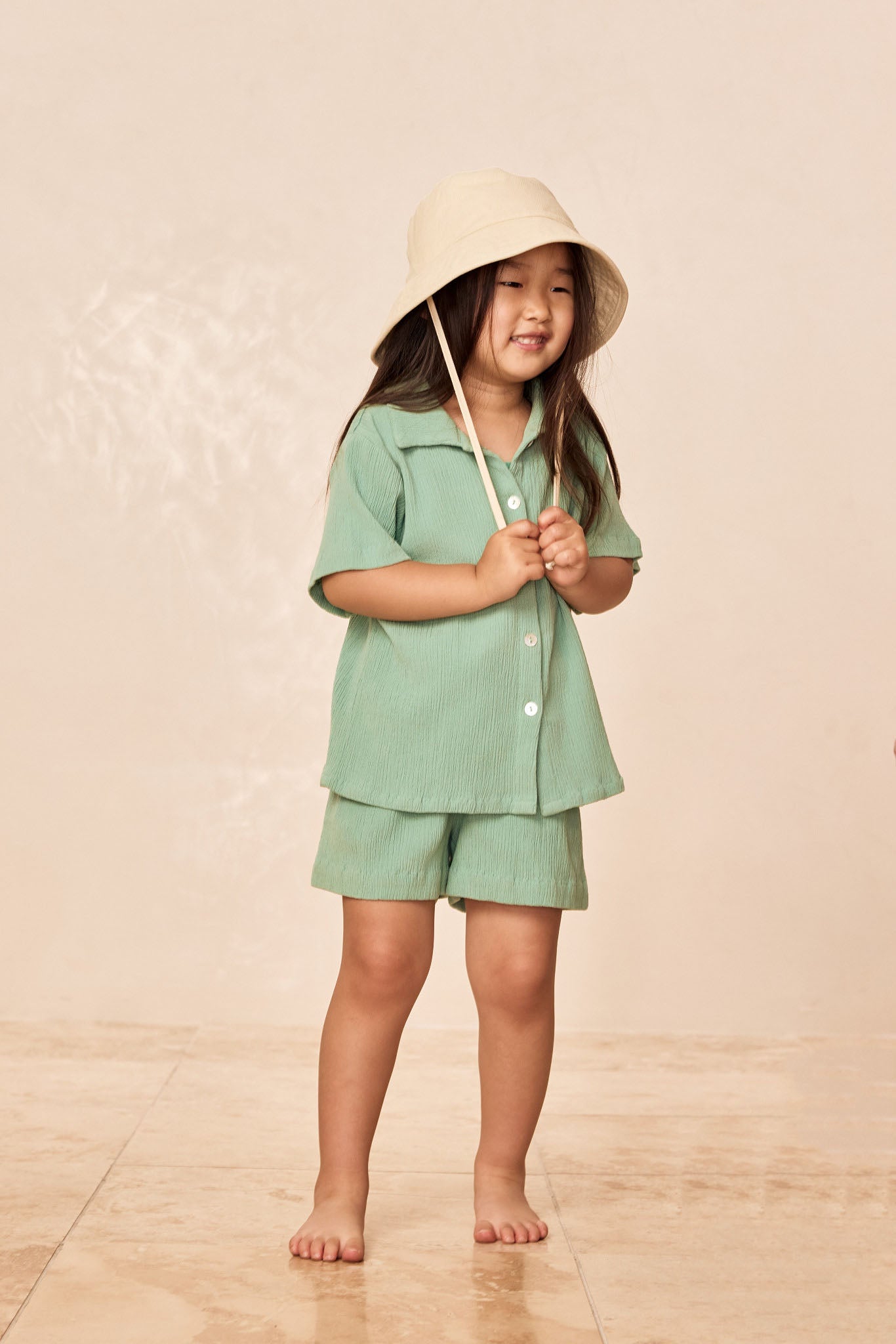 Tuscany Short Kids - Pond Crinkle