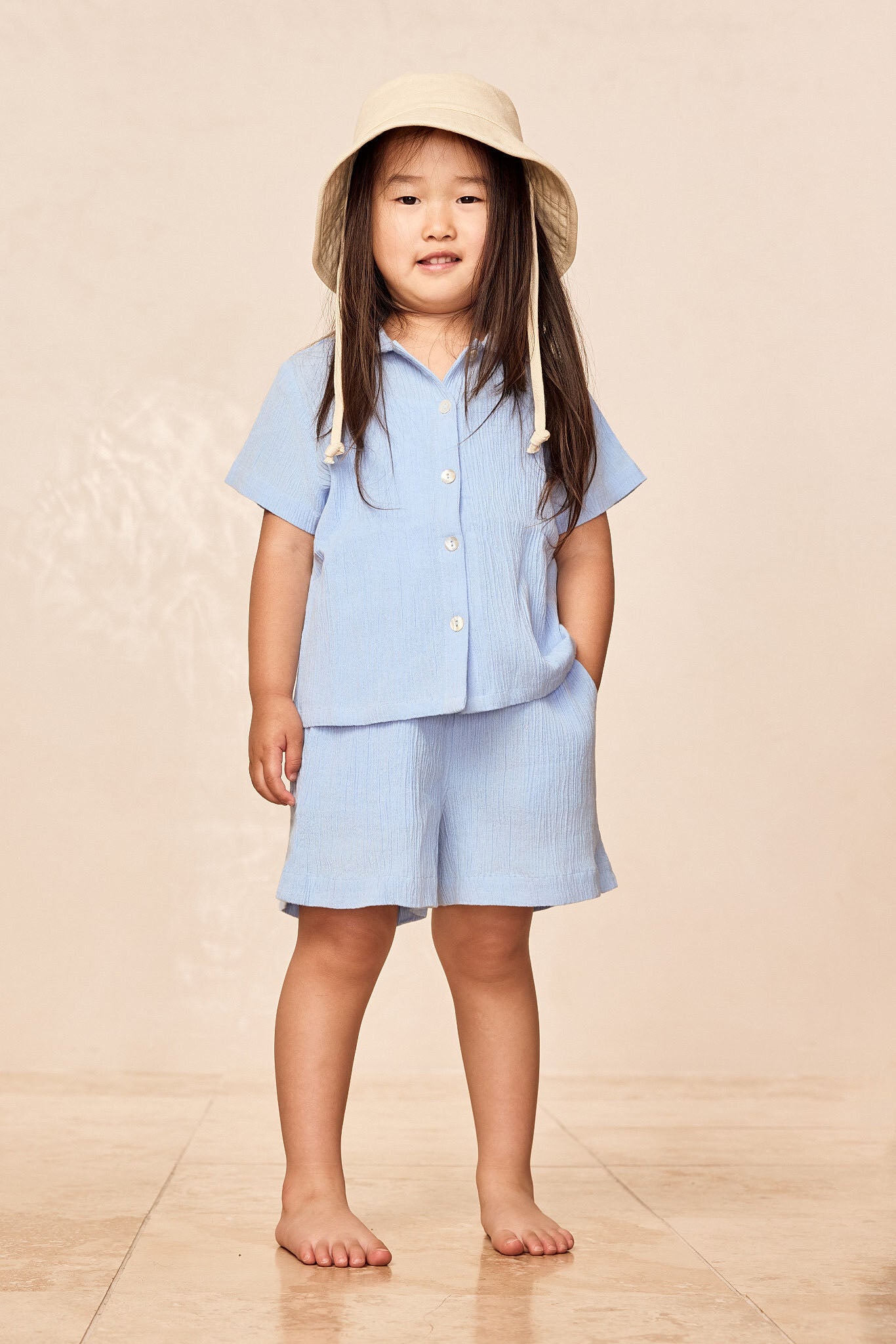 Tuscany Shorts Kids - Sky