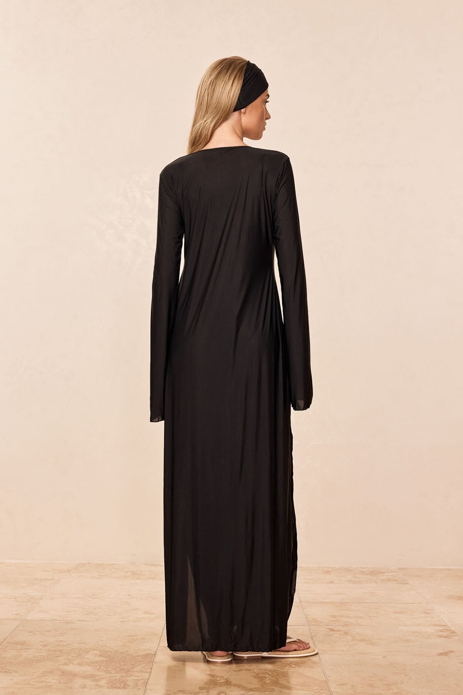 Marabella Kaftan - Black Tissue