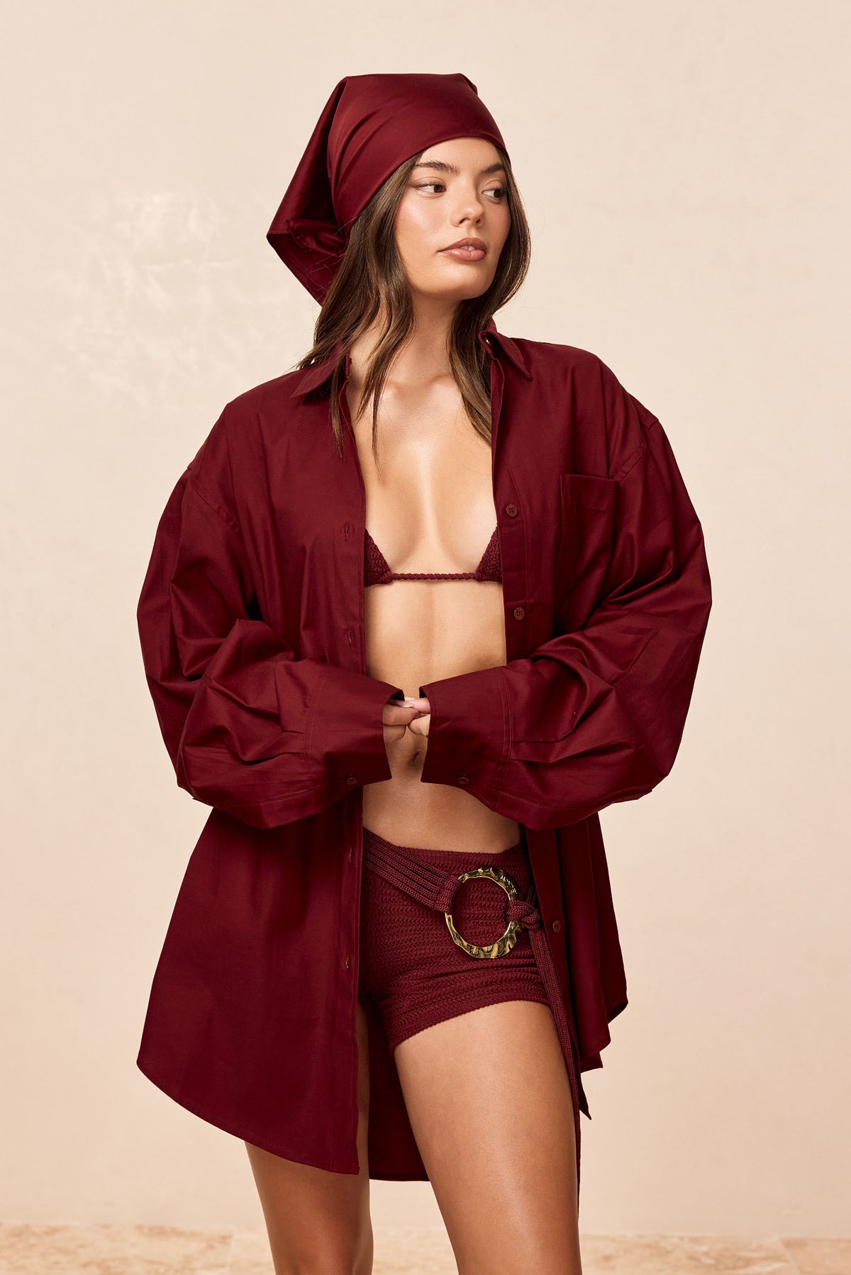 La Jolla Shirt - Deep Burgundy