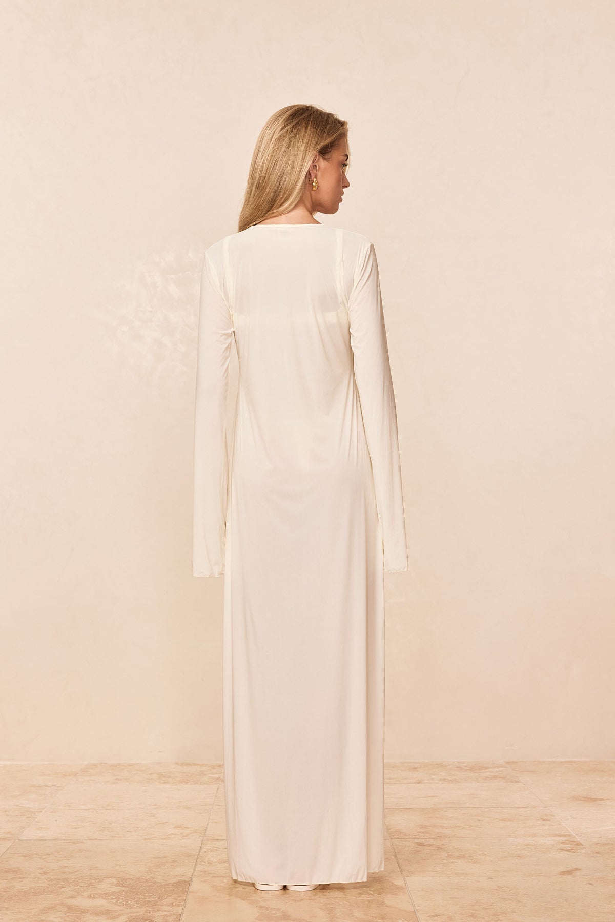 Marabella Kaftan - Ivory Tissue