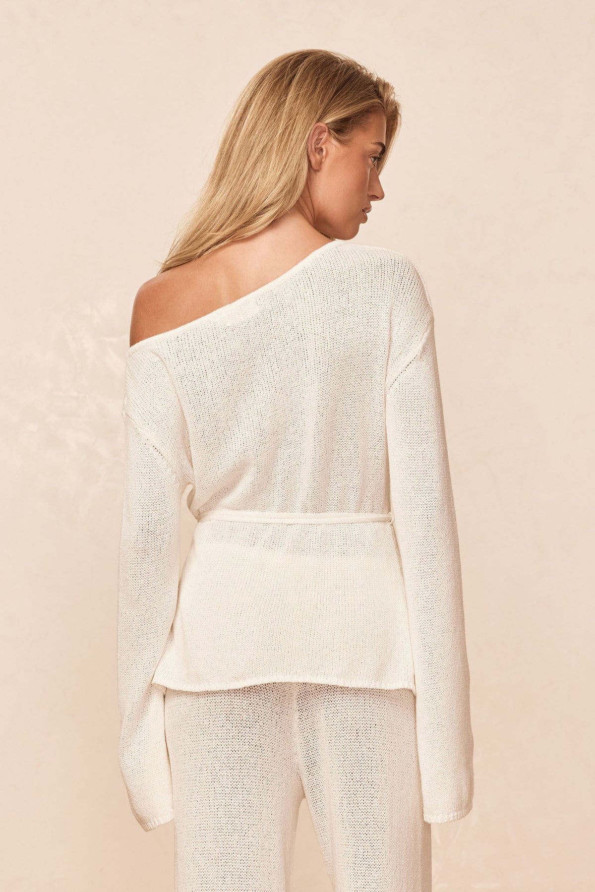 Galapagos Sweater - Ivory Open Knit