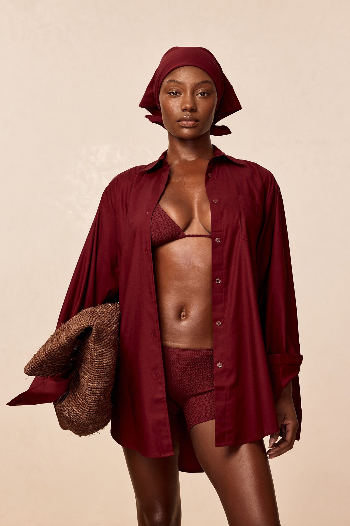La Jolla Shirt - Deep Burgundy