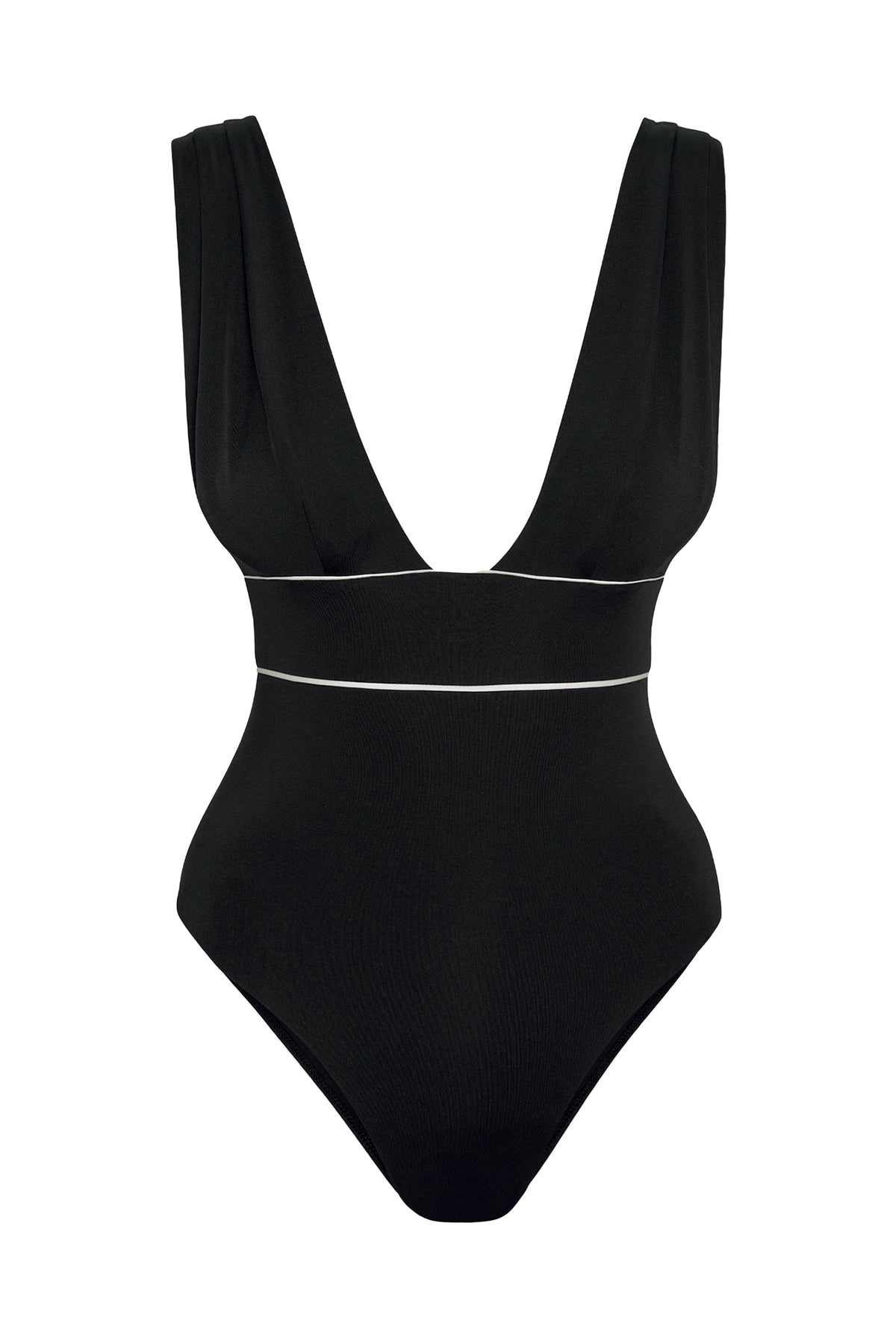 Aruba One Piece - Black/Ivory