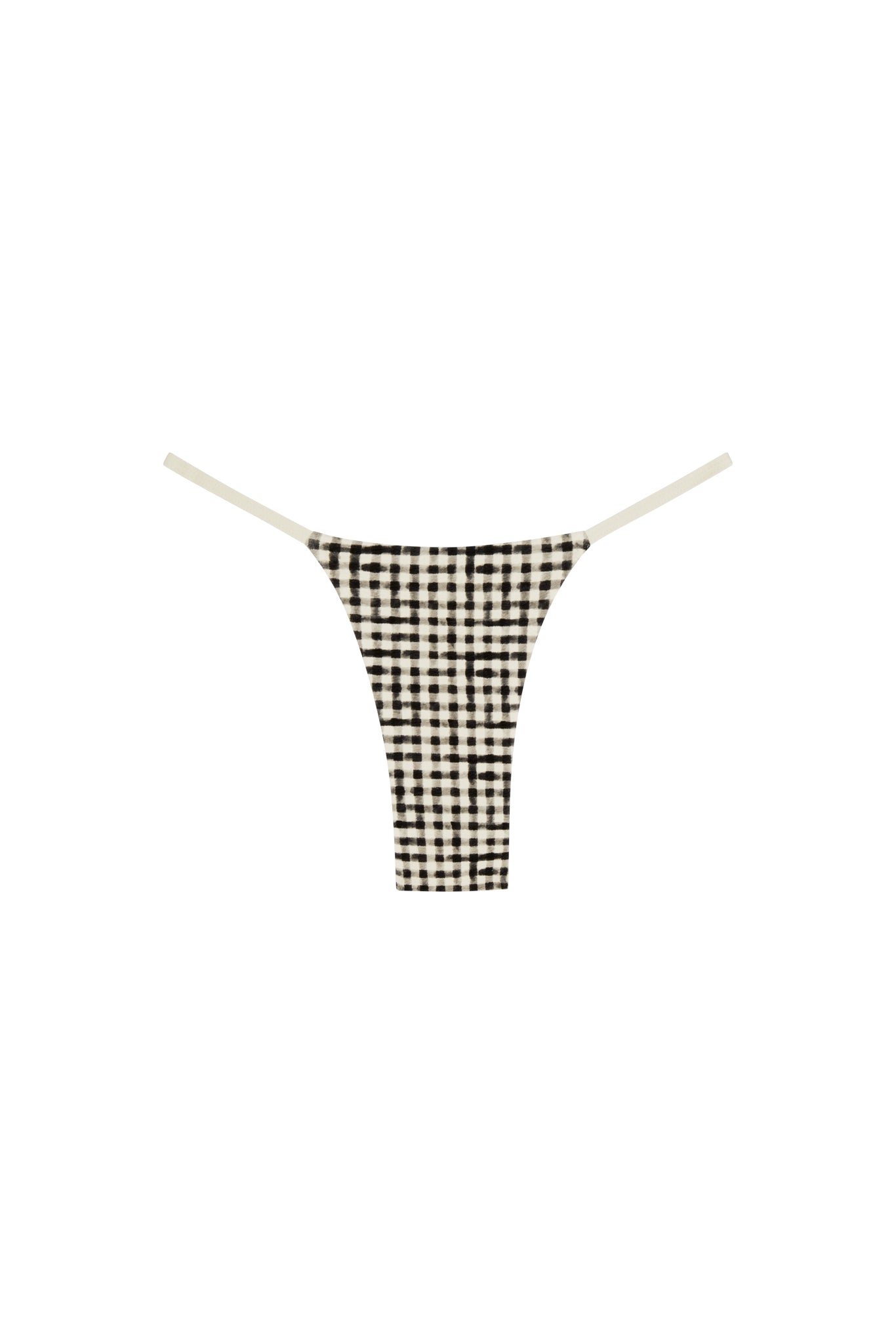 Barbados Bottom - Black Gingham