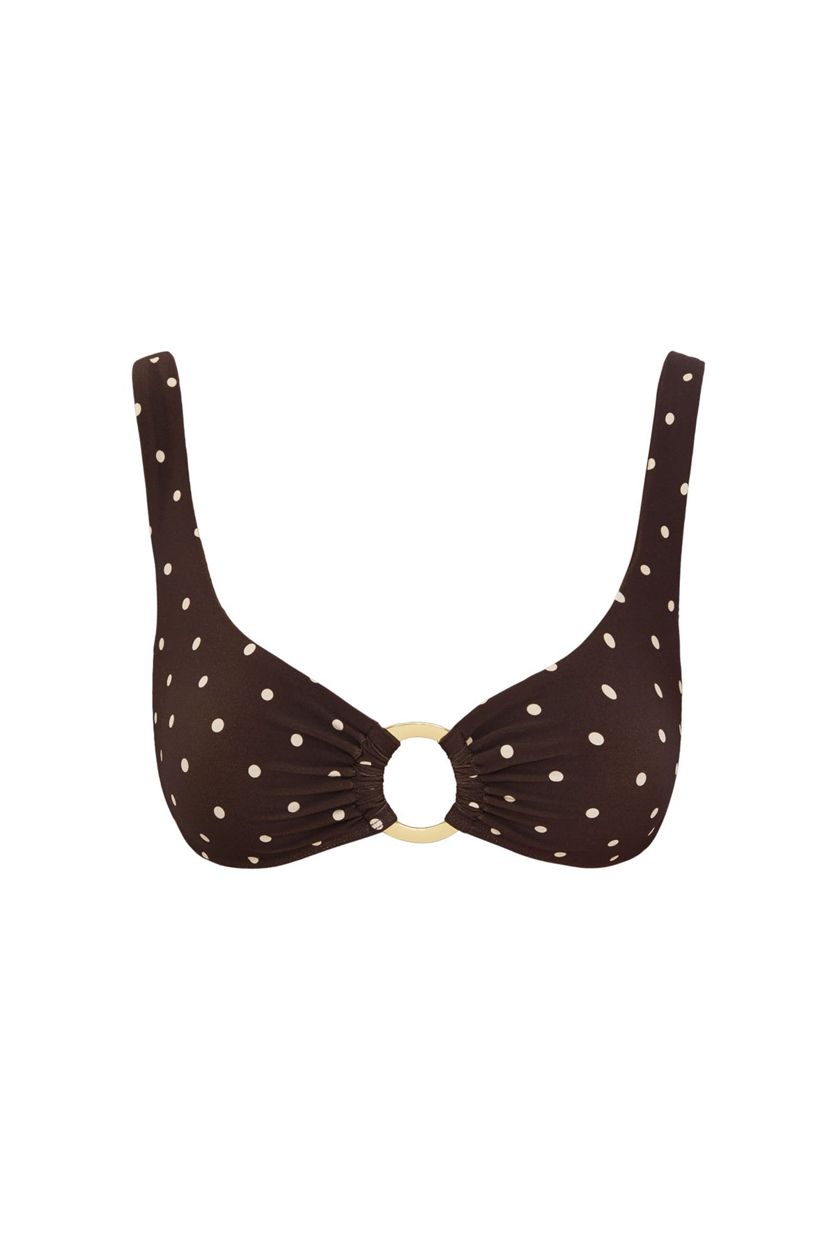 Barbuda Top - Espresso Dot
