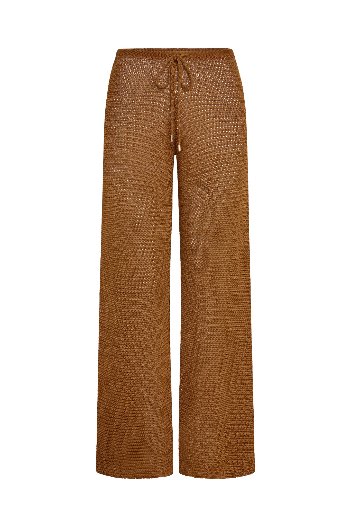 Low Rise Belize Pant - Caramel Treble Knit