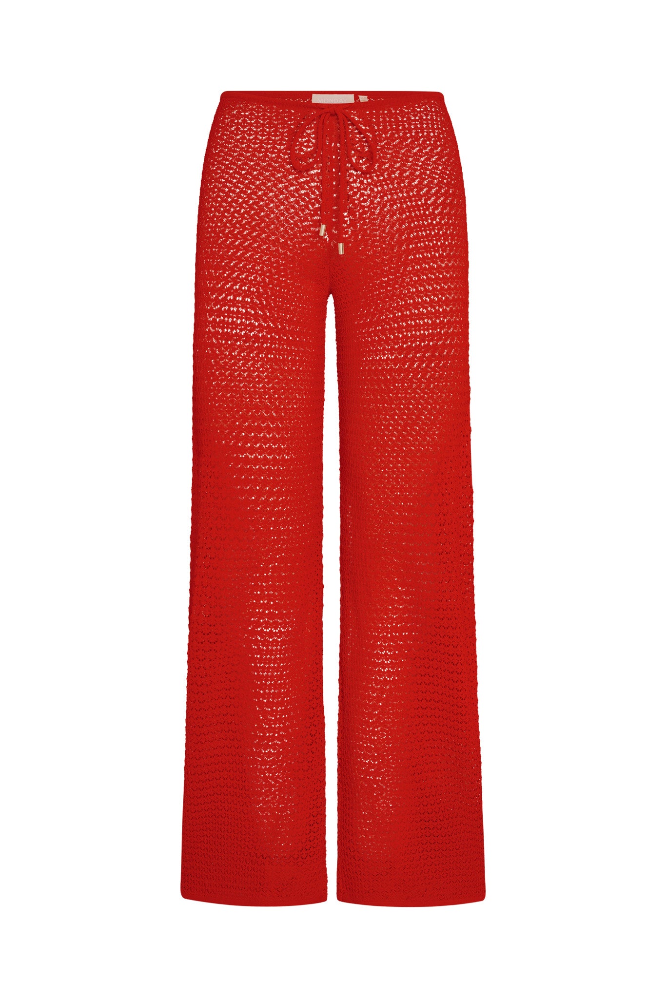 Belize Knit Pant - Chili Pepper Lace Crochet