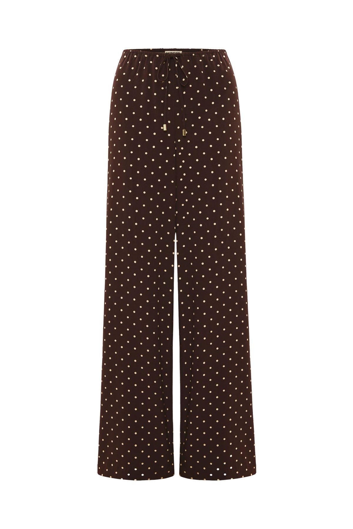 Belize Pant - Espresso Dot Silk