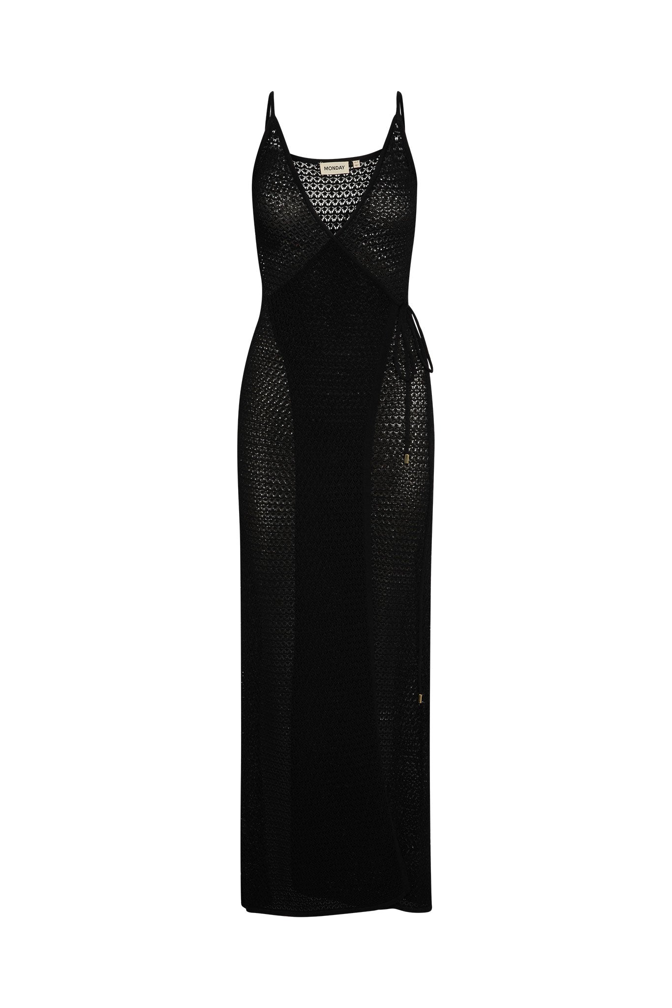 Levanzo Dress - Black Lace Crochet Black Lace Crochet / M Levanzo Dress - Black Lace Crochet Black Lace Crochet / M