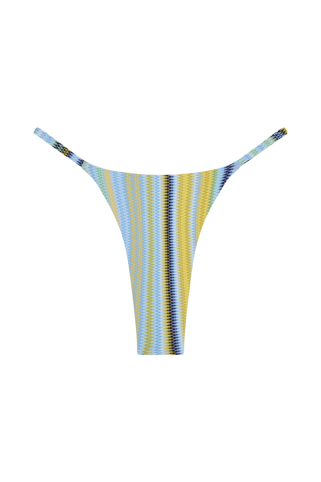 Brazil Thong - Sardinia Stripe Azure