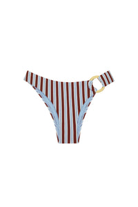 Front view of Bronte Bottom showcasing Milano Stripe and side ring detail on a white background