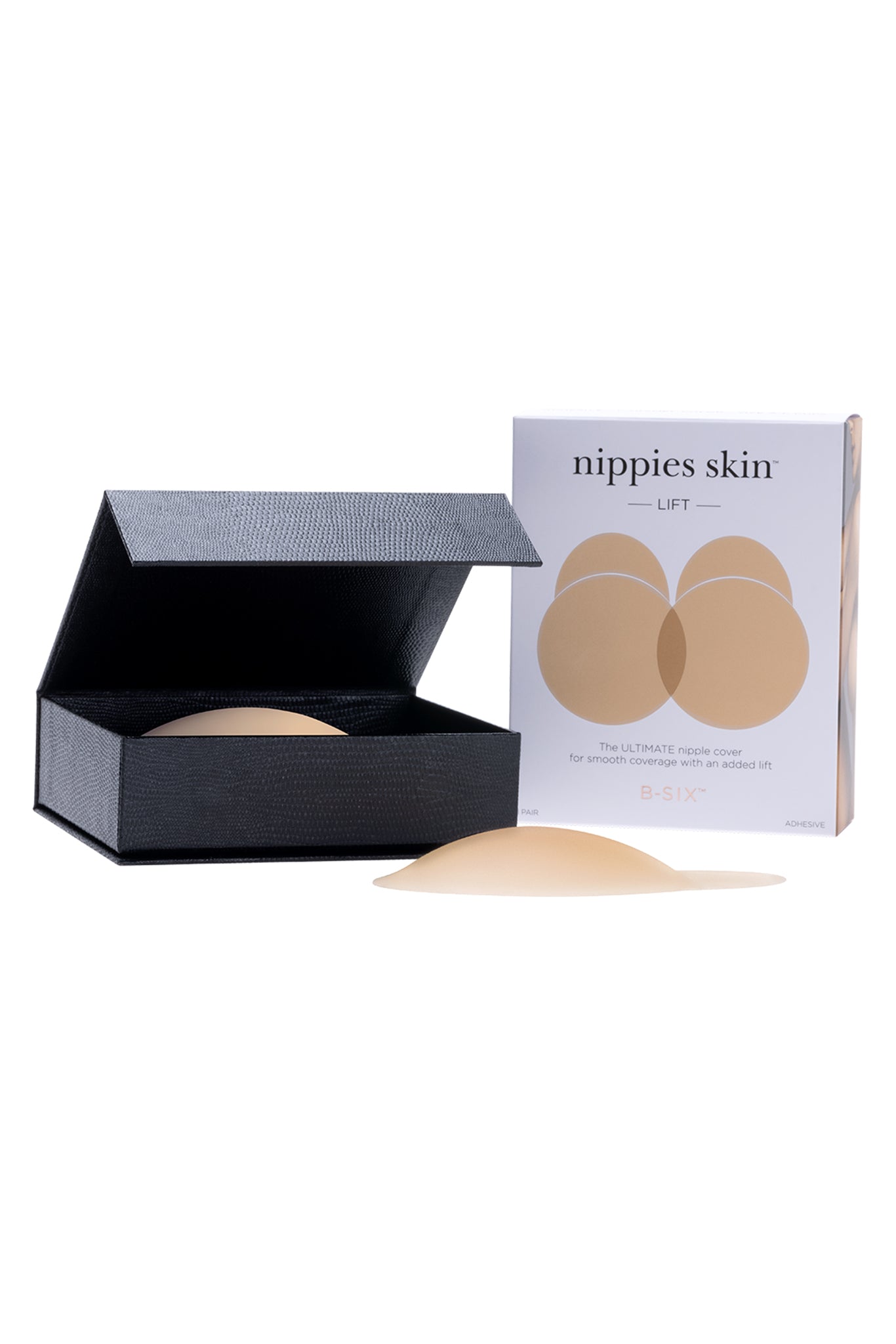 nippies skin LIFT - The ULTIMATE nipple cover for smooth coverage with an added lift. B-SIX PAIR ADHESIVE