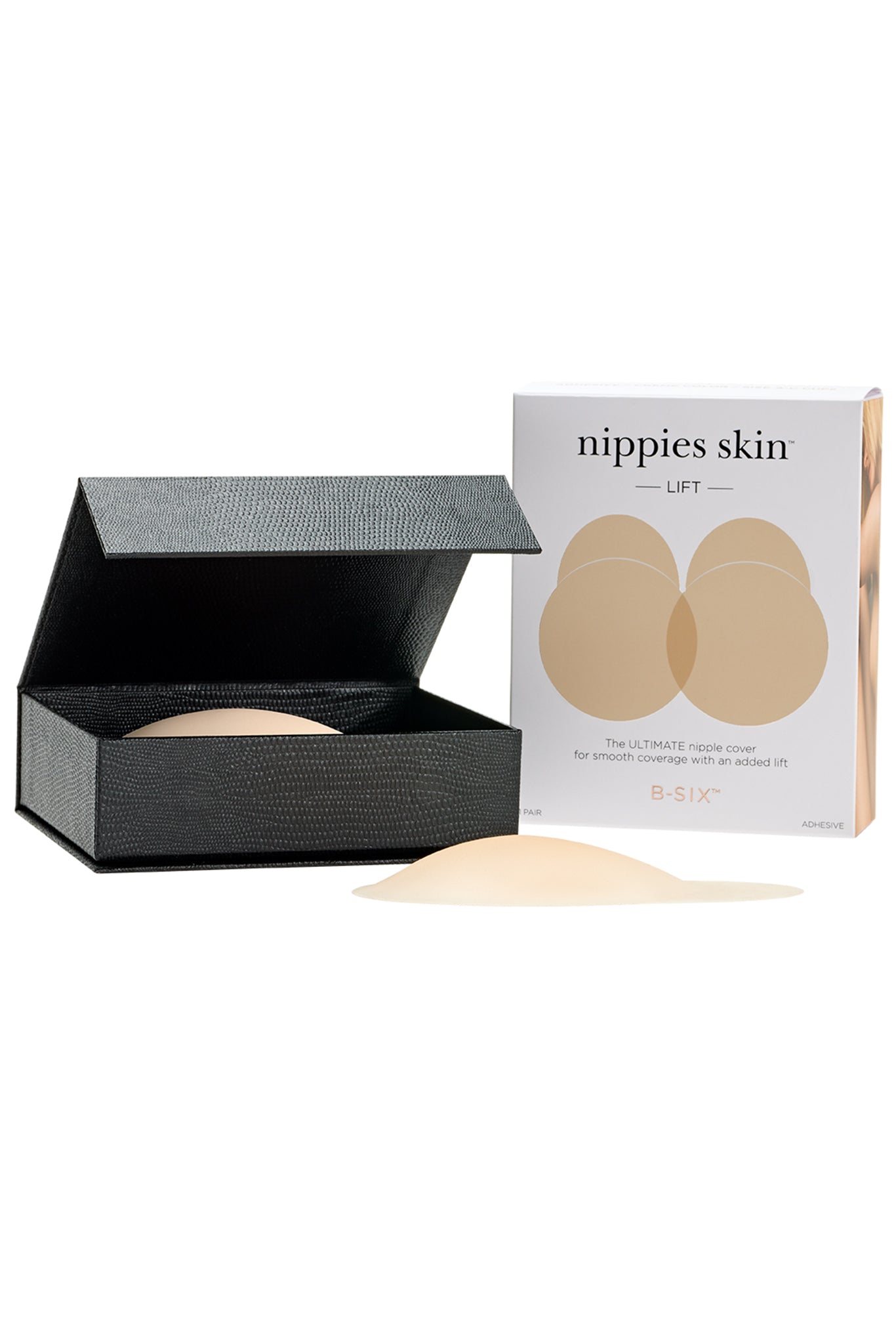 nippies skin LIFT The ULTIMATE nipple cover for smooth coverage with an added lift B-SIX ADHESIVE product