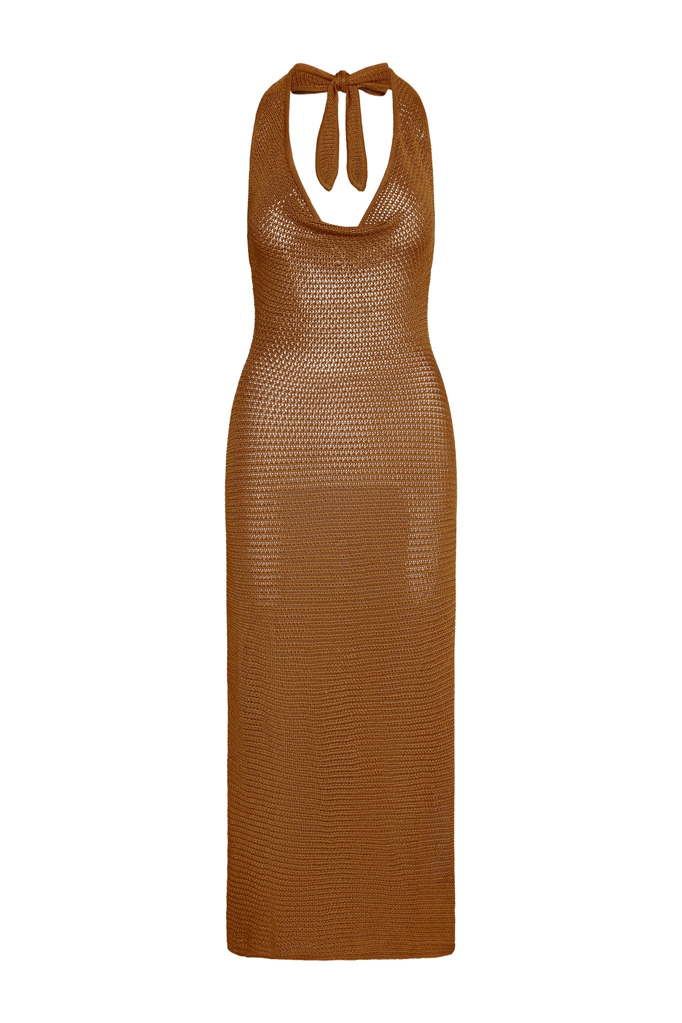 Bula Dress - Caramel Treble Knit