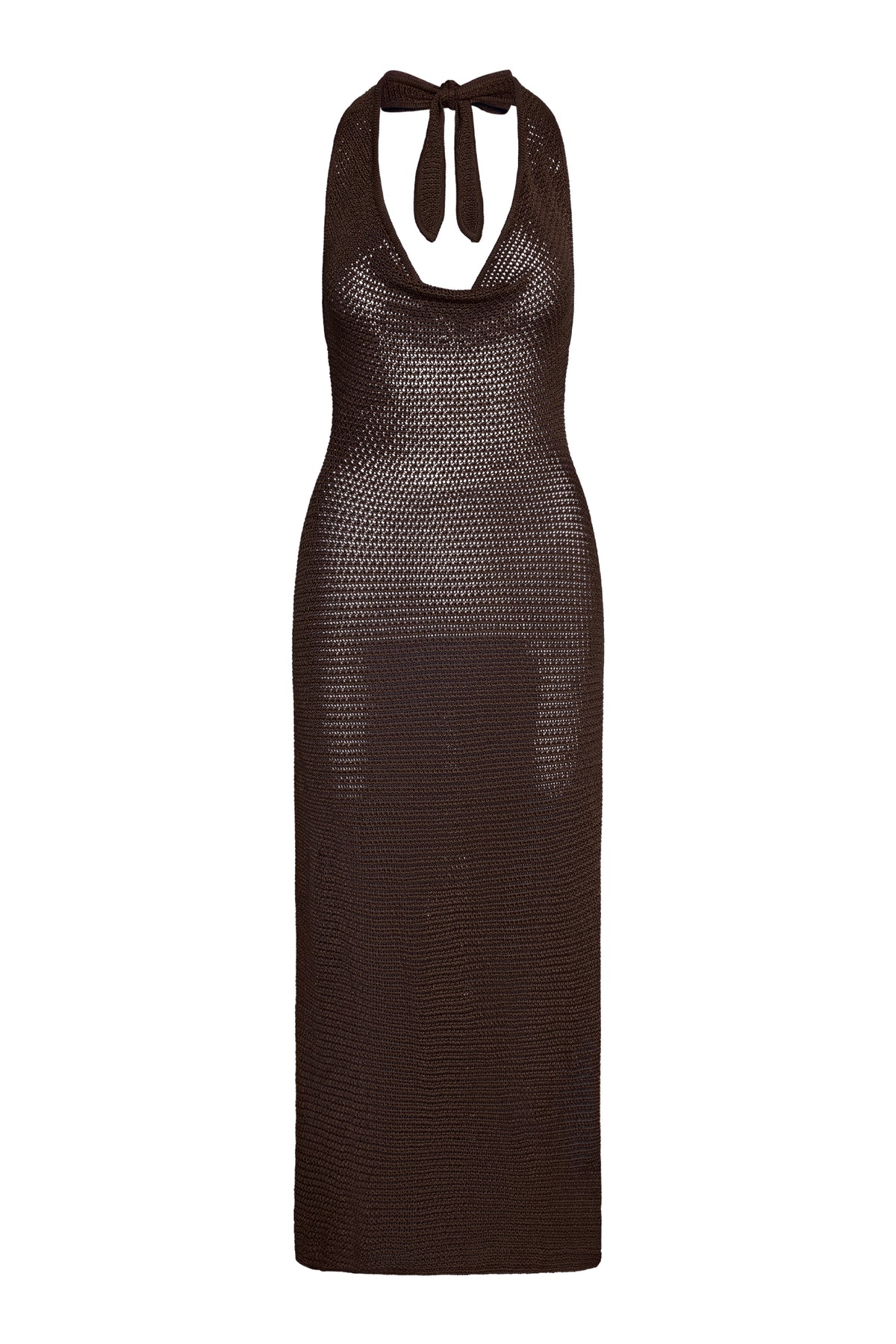 Bula Dress - Espresso Treble Knit