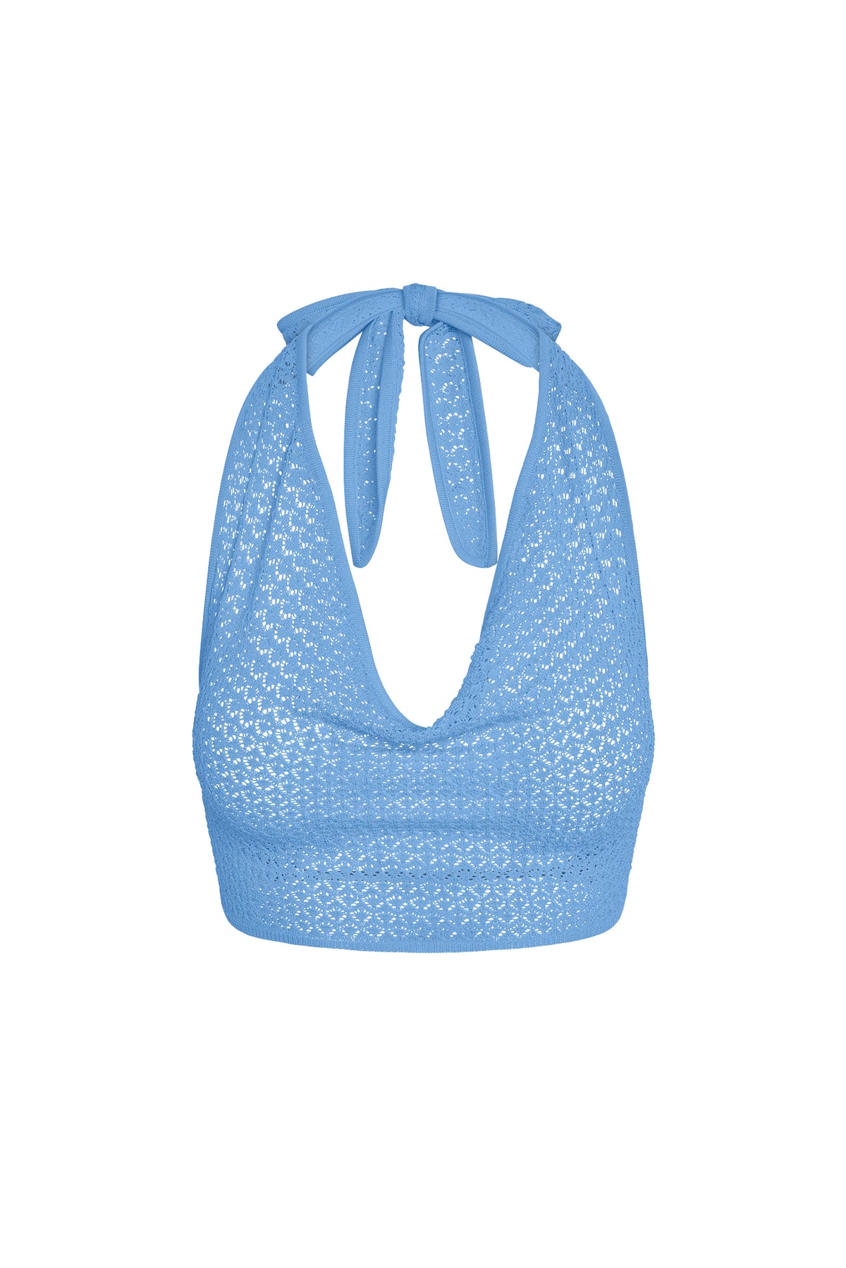 Bula Cowl Neck Top - Azure