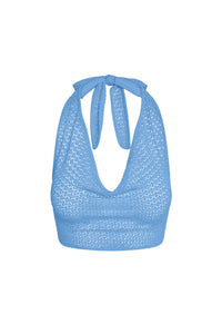 Bula Cowl Neck Top - Azure