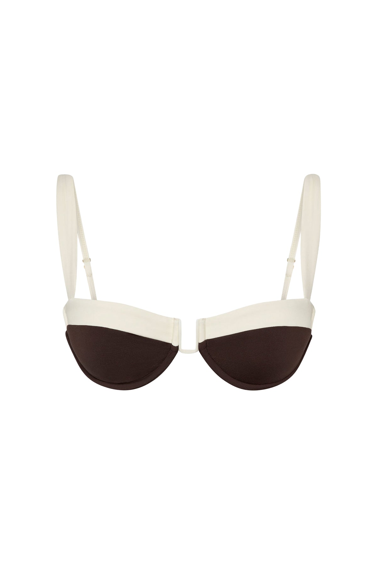 Cala Roja Top - Espresso/Ivory