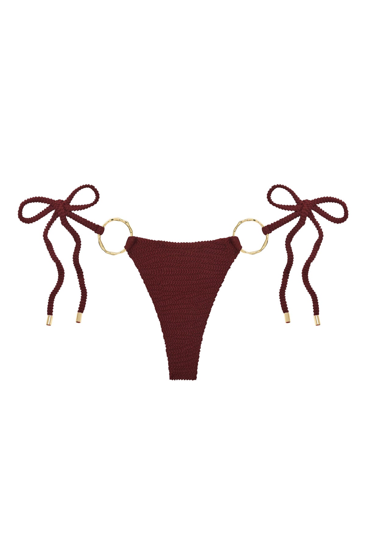 Cannes Bottom - Deep Burgundy Crinkle