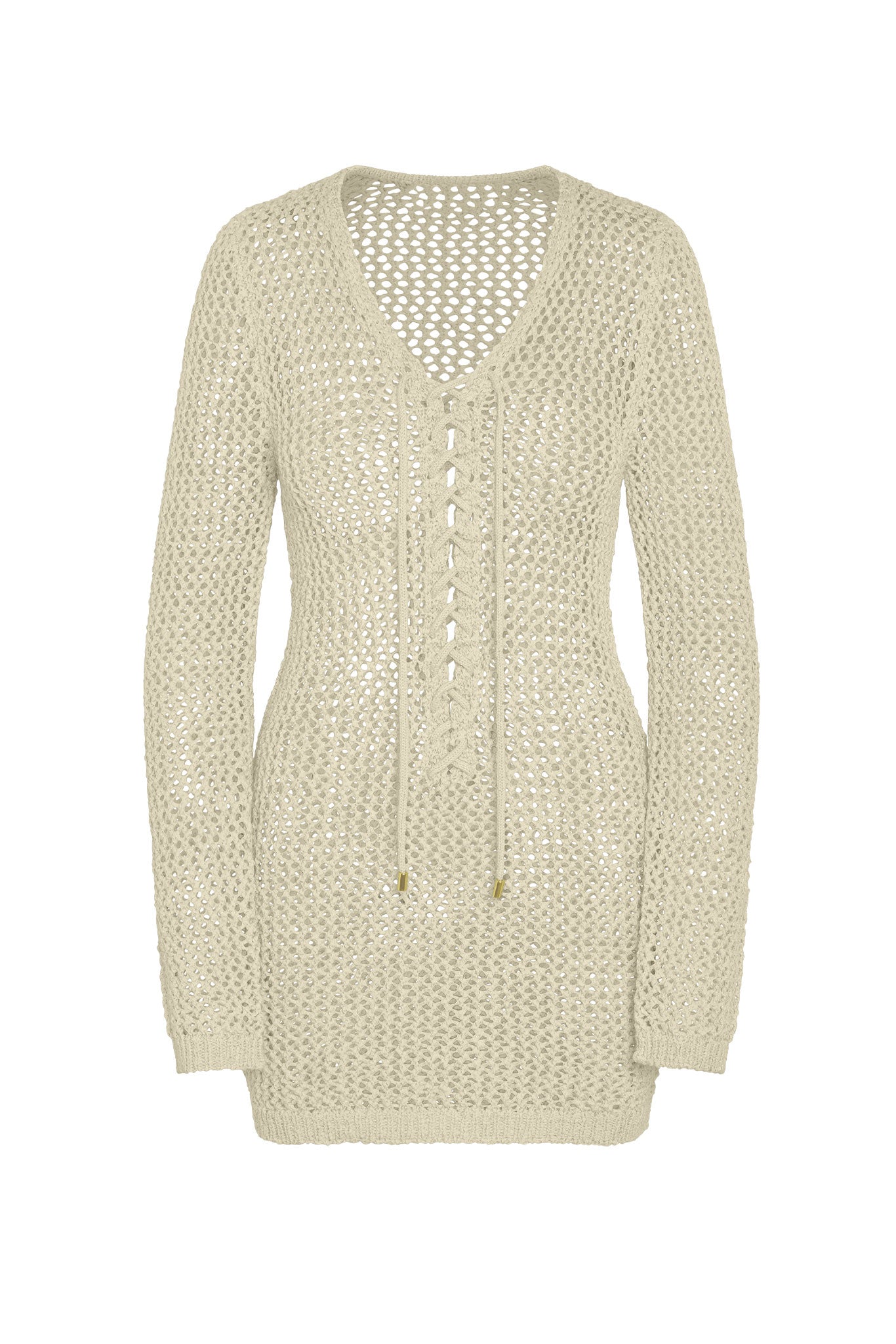 Corossol Mini Dress - Ivory Petit Crochet Ivory Petit Crochet / S