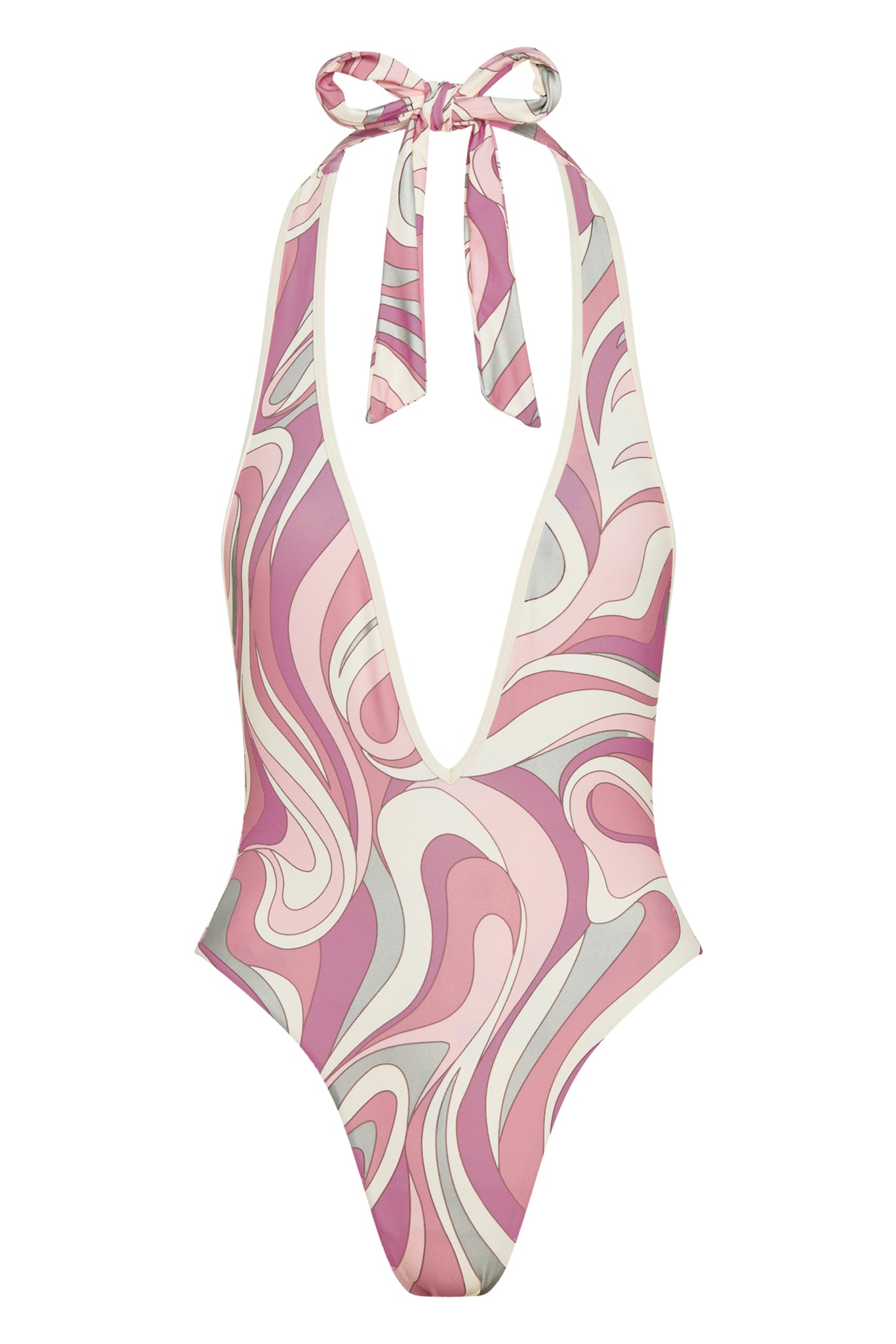 Cyprus One Piece - Costa Rei Pink/Ivory