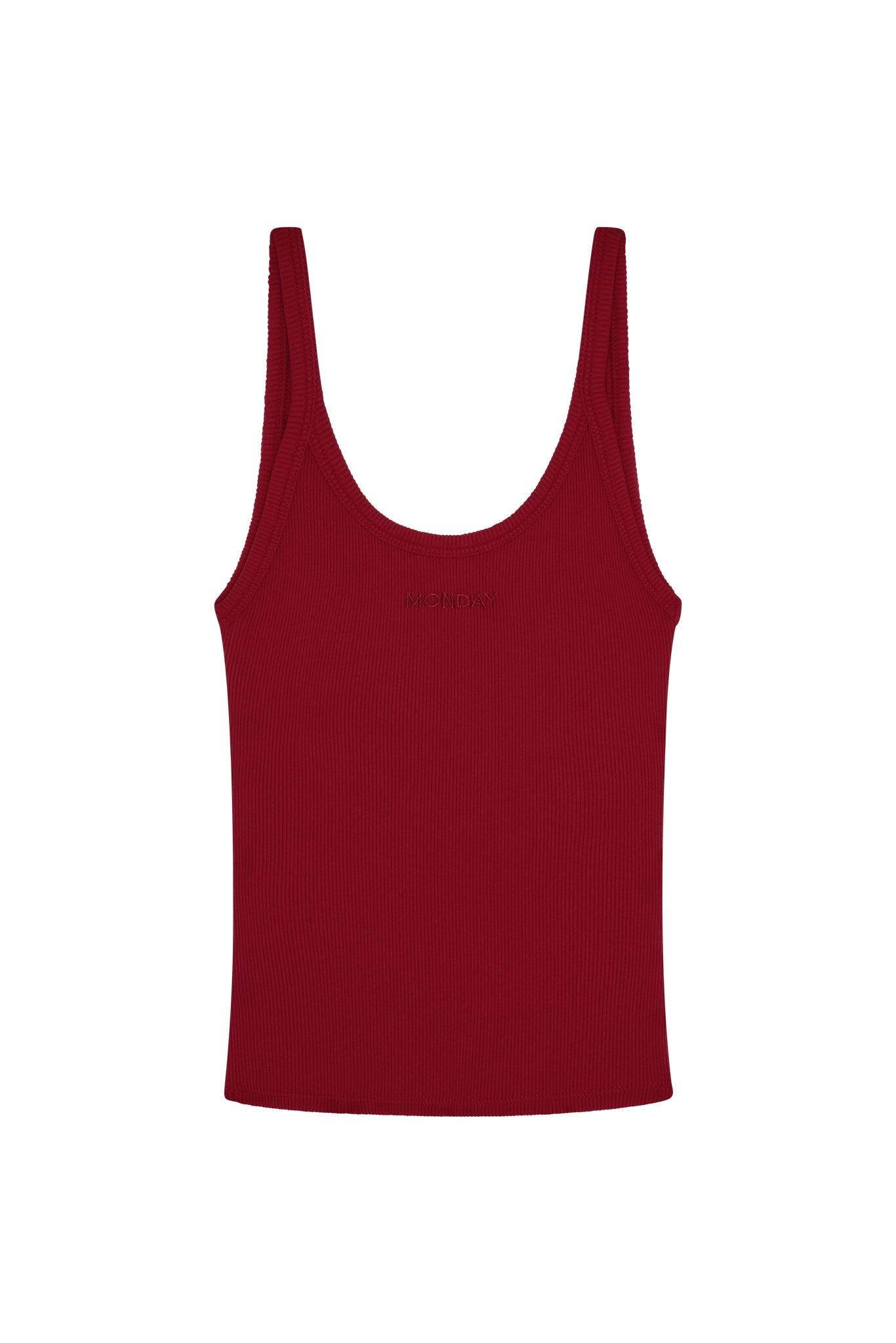 Devin Tank - Cherry Thin Rib