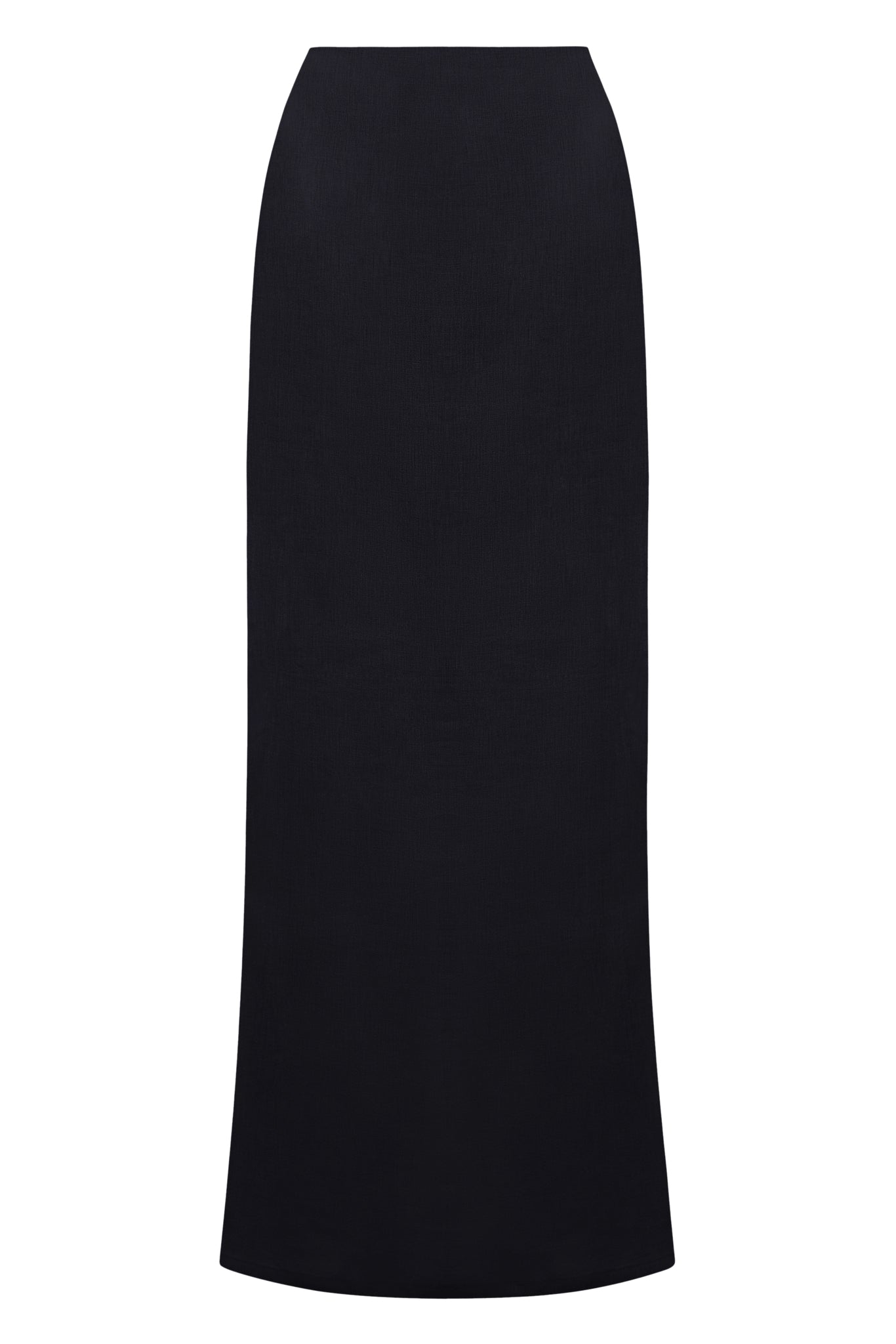 Fontelina Linen Skirt - Black Linen